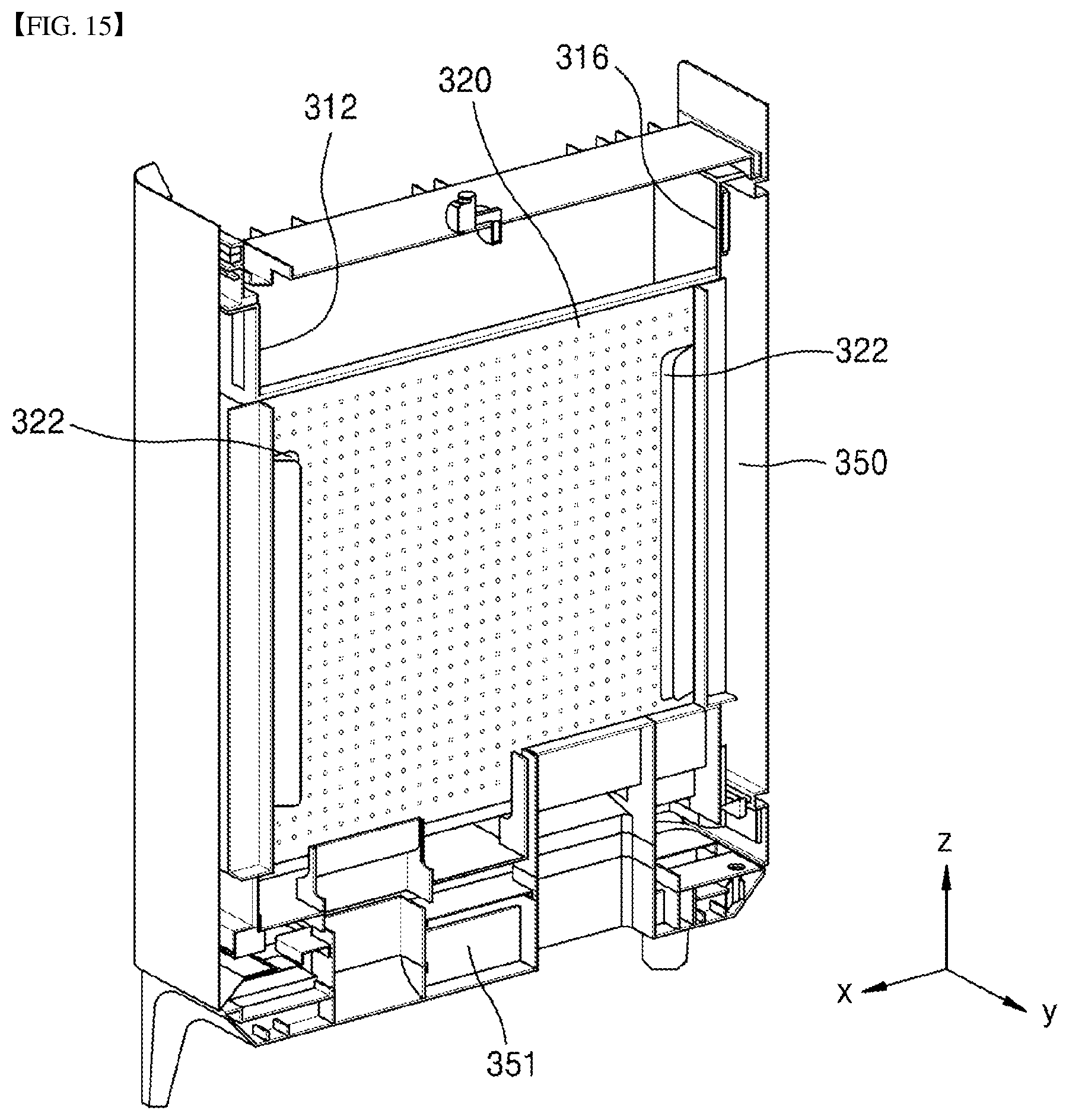 Patent US11793366 Figure 15 – Towel maintenance device