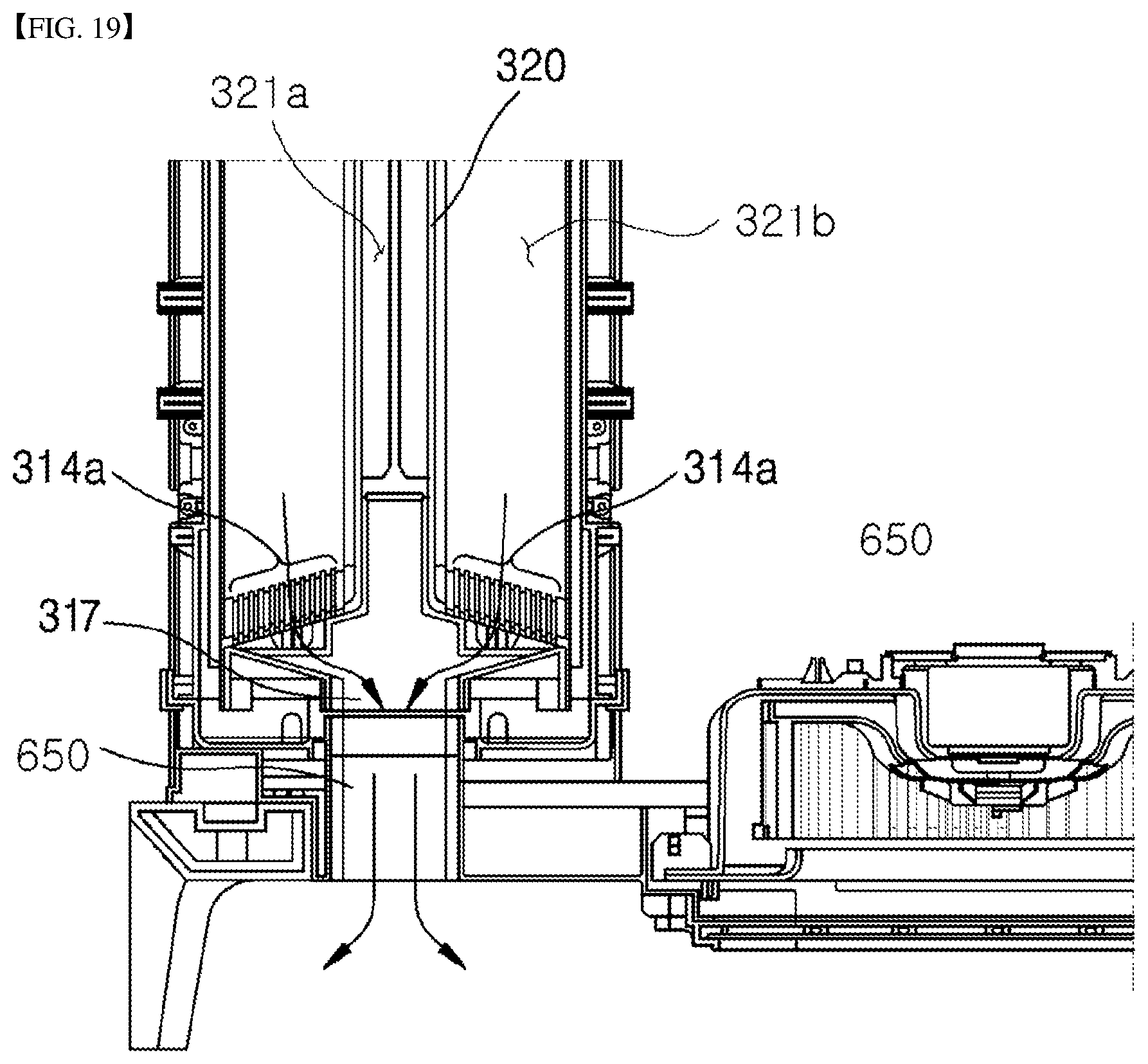 Patent US11793366 Figure 19 – Towel maintenance device