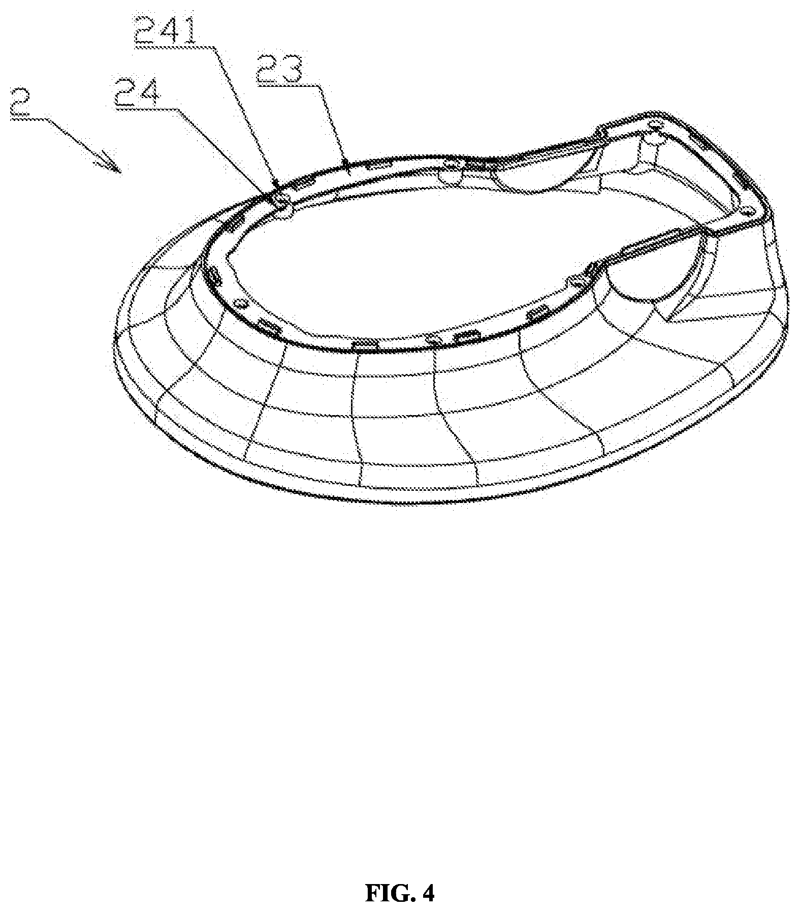 Patent US11793369 Figure 4 – Potty chair
