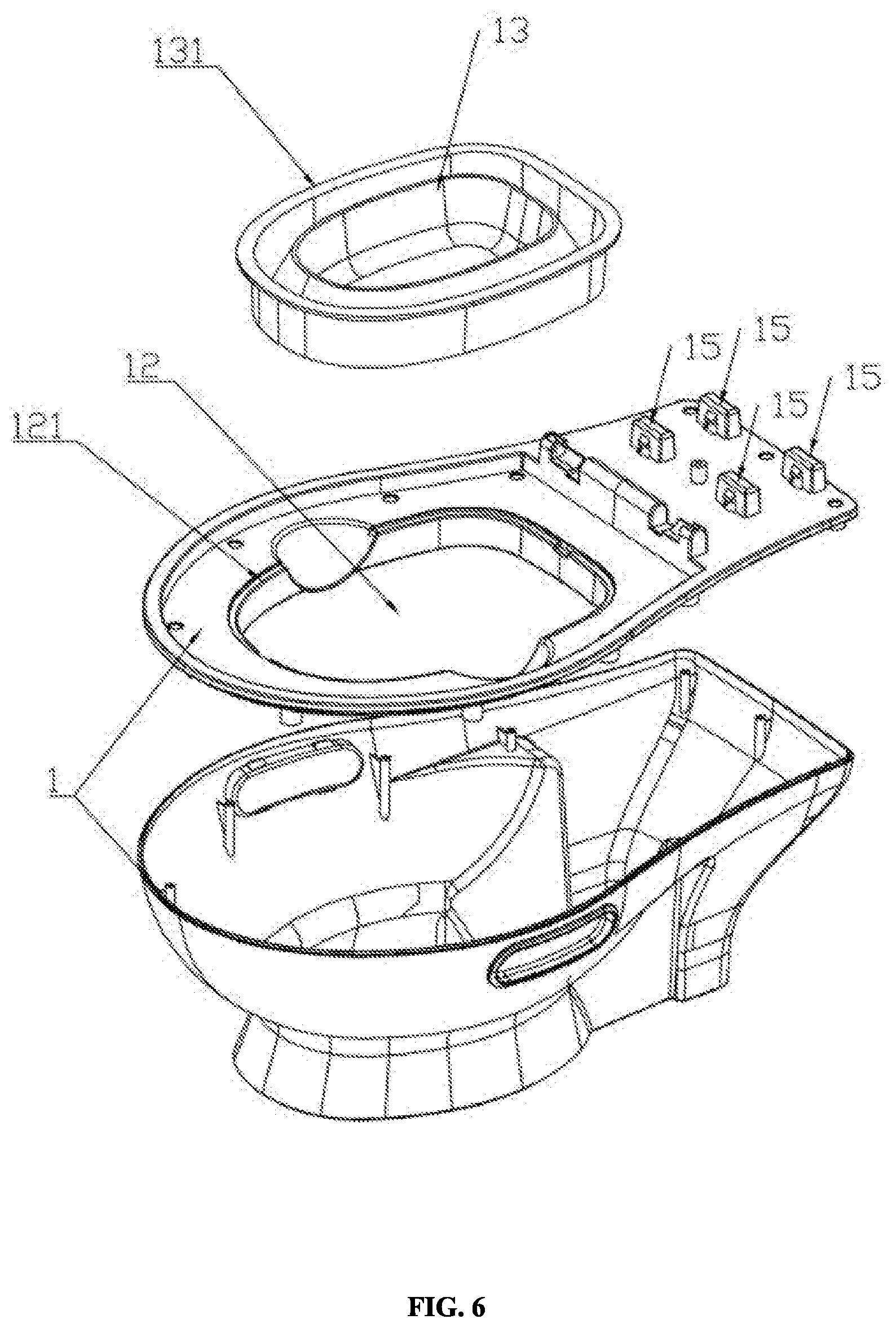 Patent US11793369 Figure 6 – Potty chair