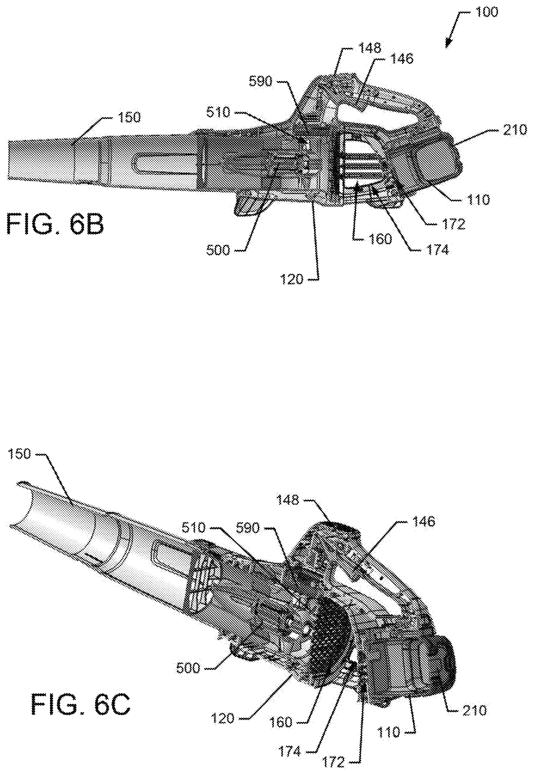 Patent US11793372 Figure 10 – Blower with improved battery cooling