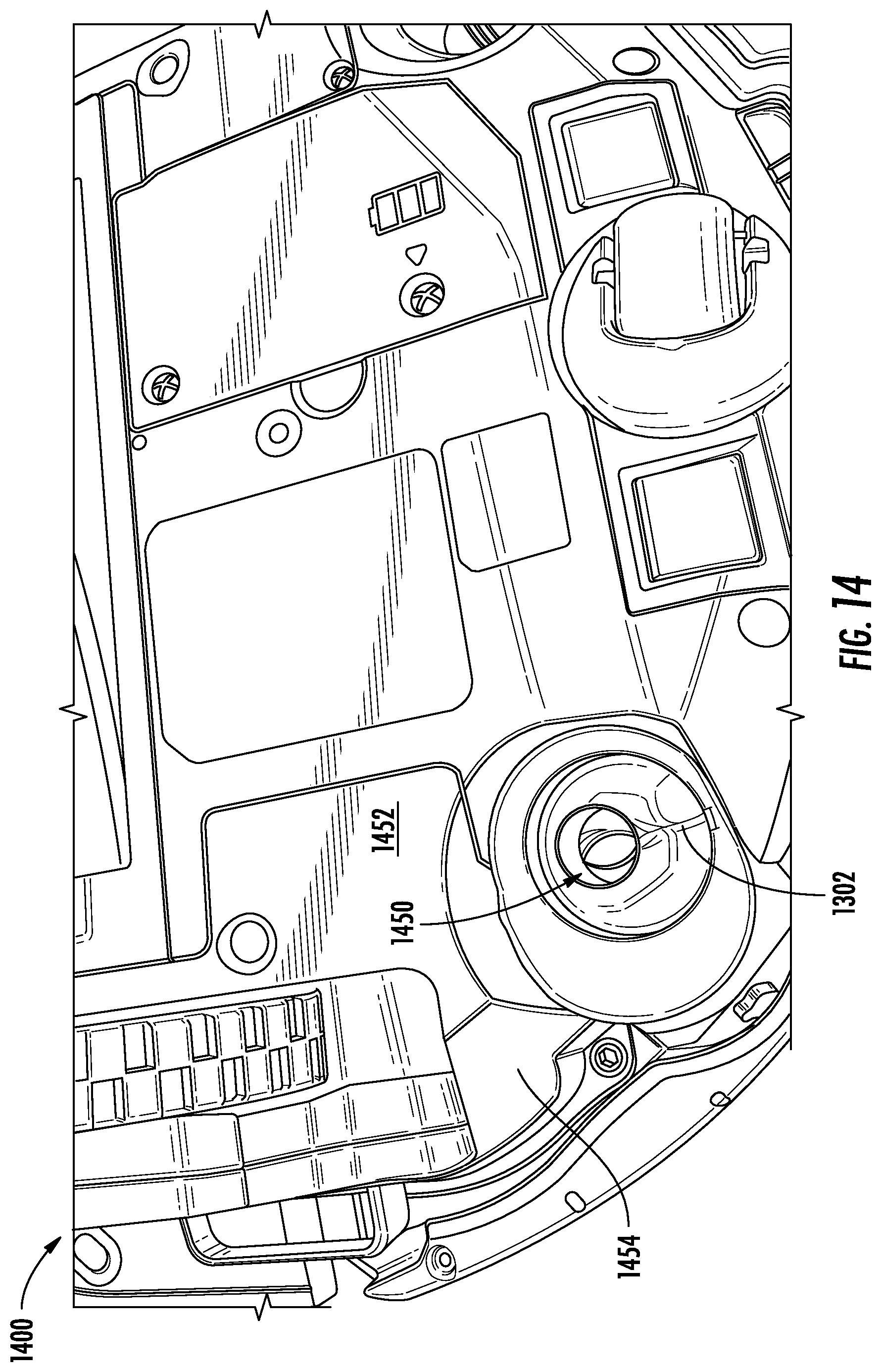 Patent US11793373 Figure 10 – Robotic cleaner with air jet assembly