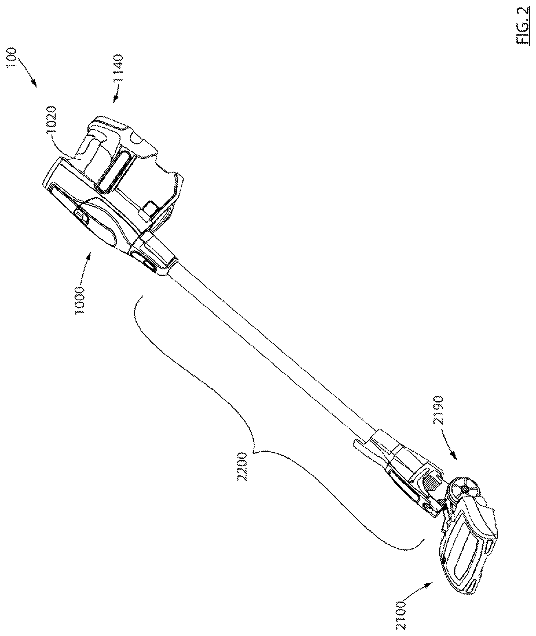 Patent US11793374 Figure 2 – Surface cleaning apparatus with a variable inlet flow area