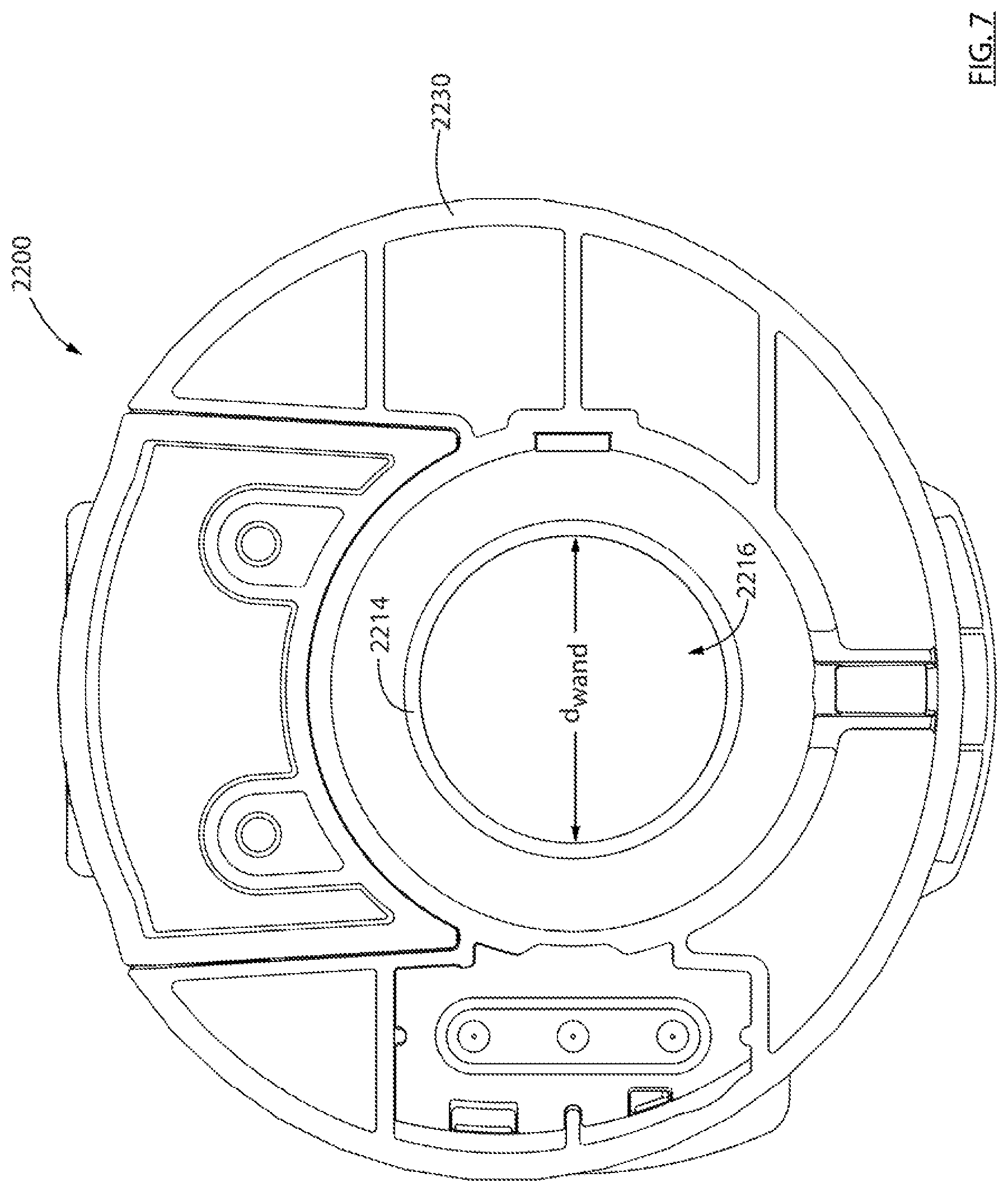 Patent US11793374 Figure 7 – Surface cleaning apparatus with a variable inlet flow area