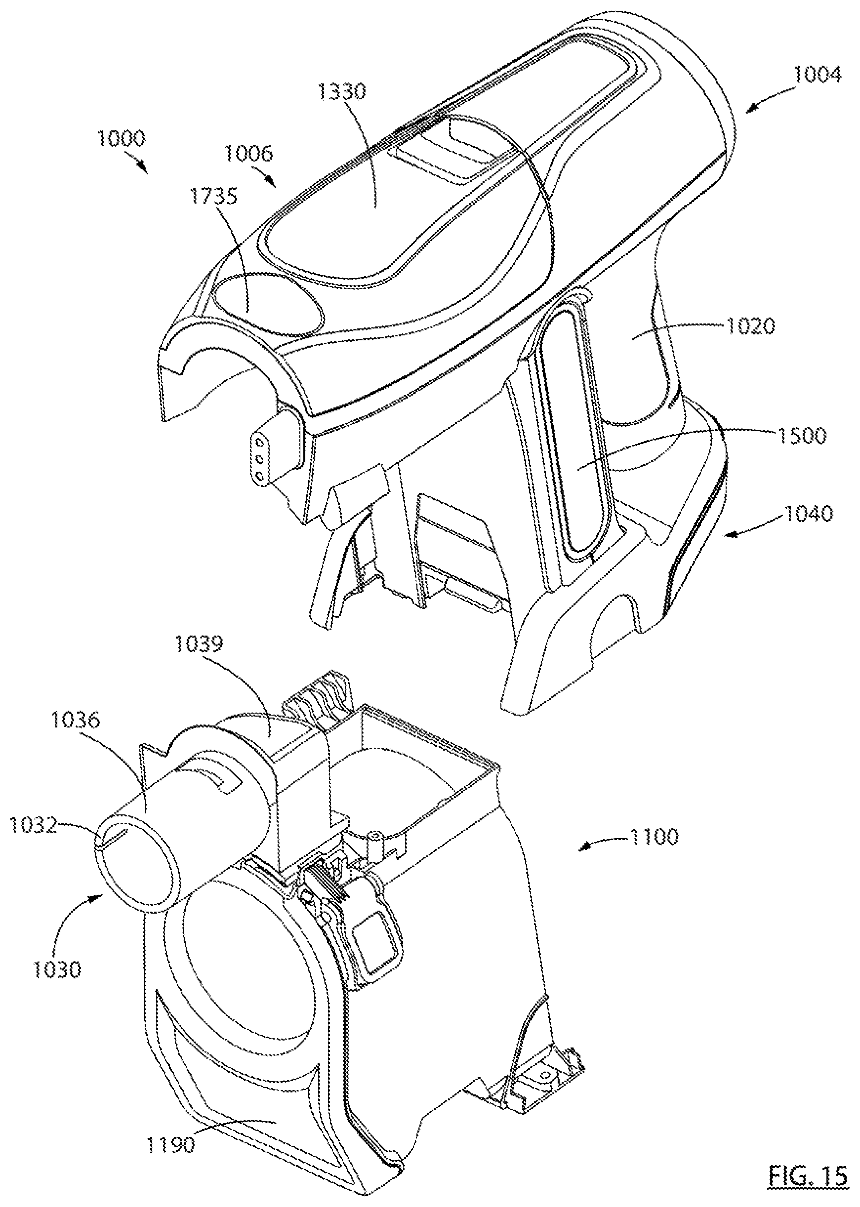 Patent US11793374 Figure 13 – Surface cleaning apparatus with a variable inlet flow area