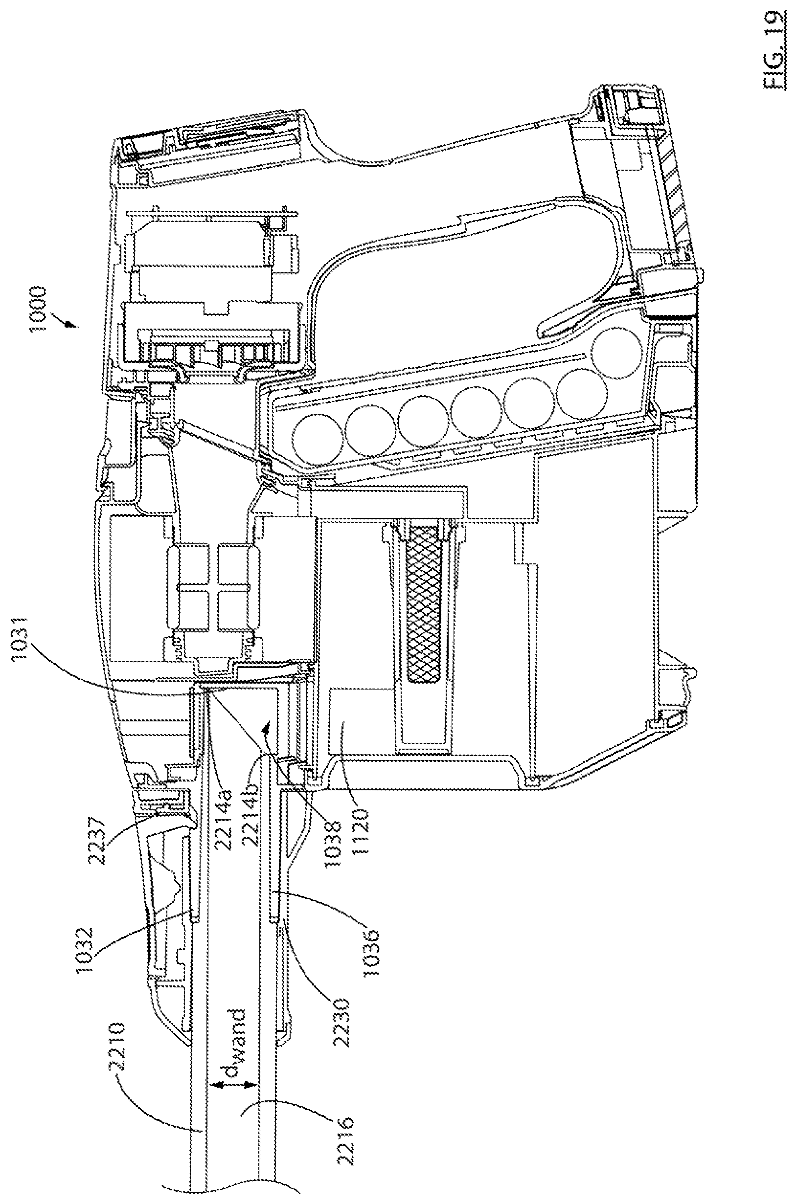 Patent US11793374 Figure 17 – Surface cleaning apparatus with a variable inlet flow area