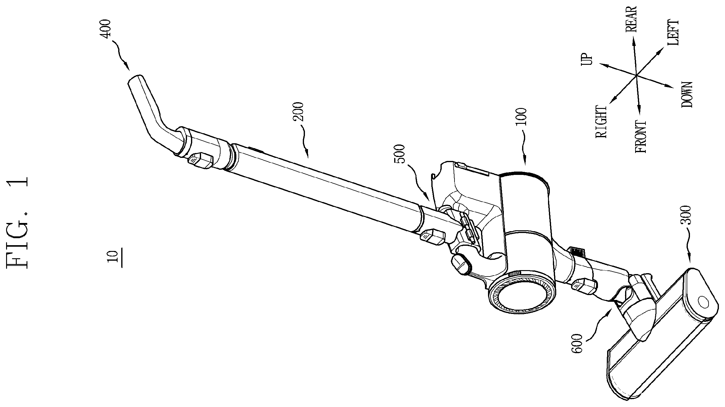 Patent US11793375 Figure 1 – Conversion member and electric cleaner including the same