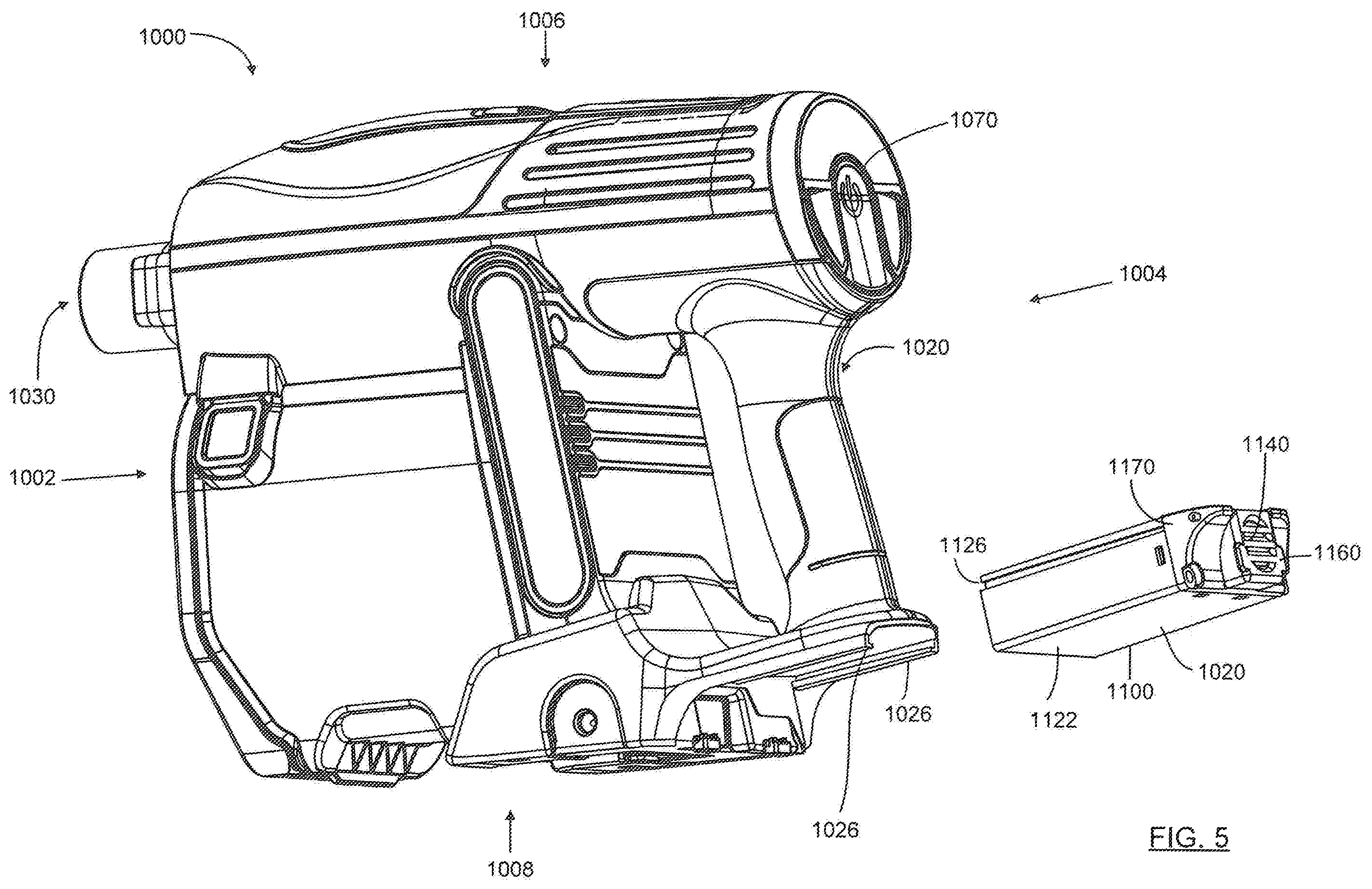 Patent US11793376 Figure 5 – Surface cleaning apparatus