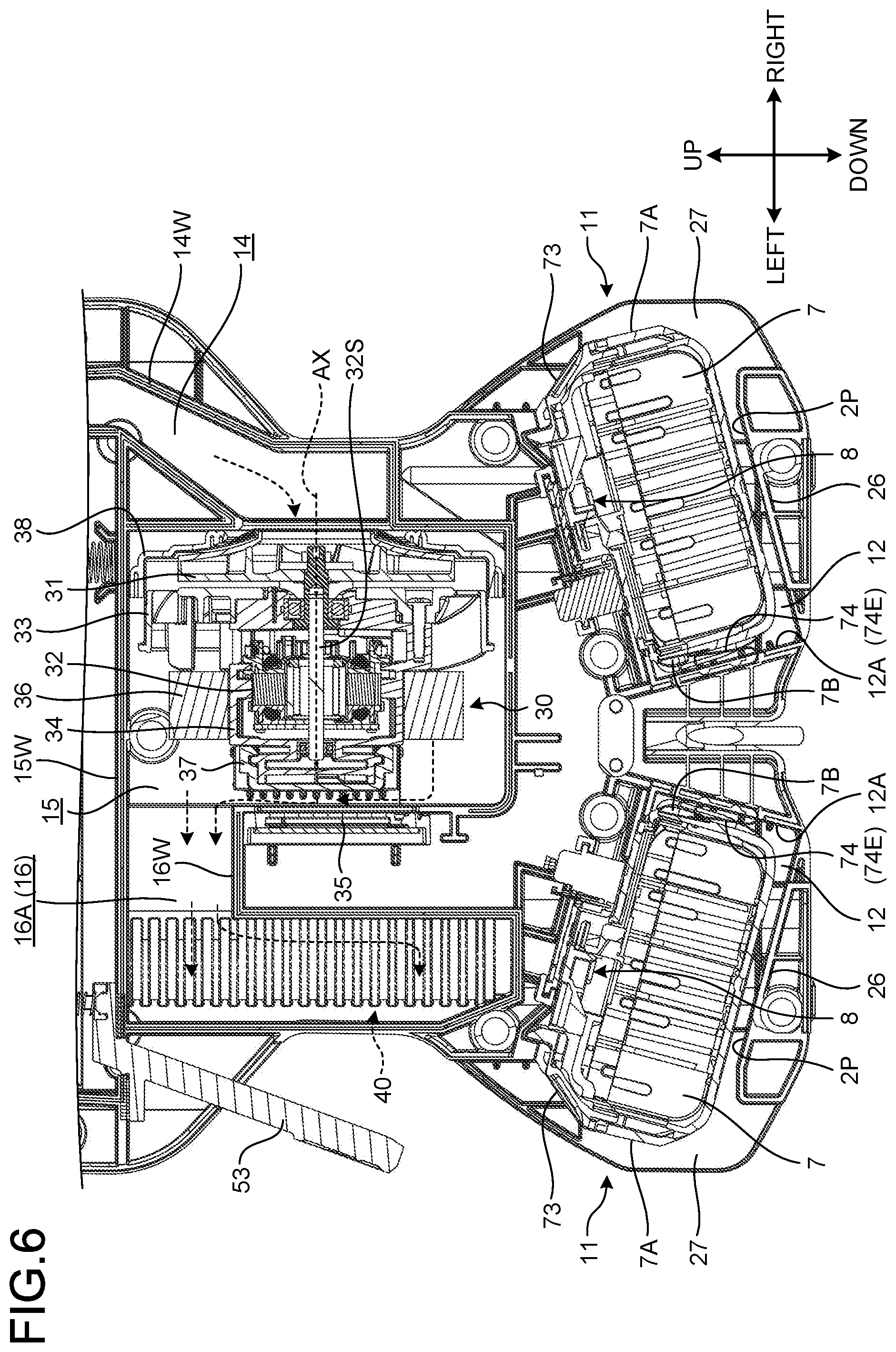 Patent US11793377 Figure 6 – Backpack dust collector