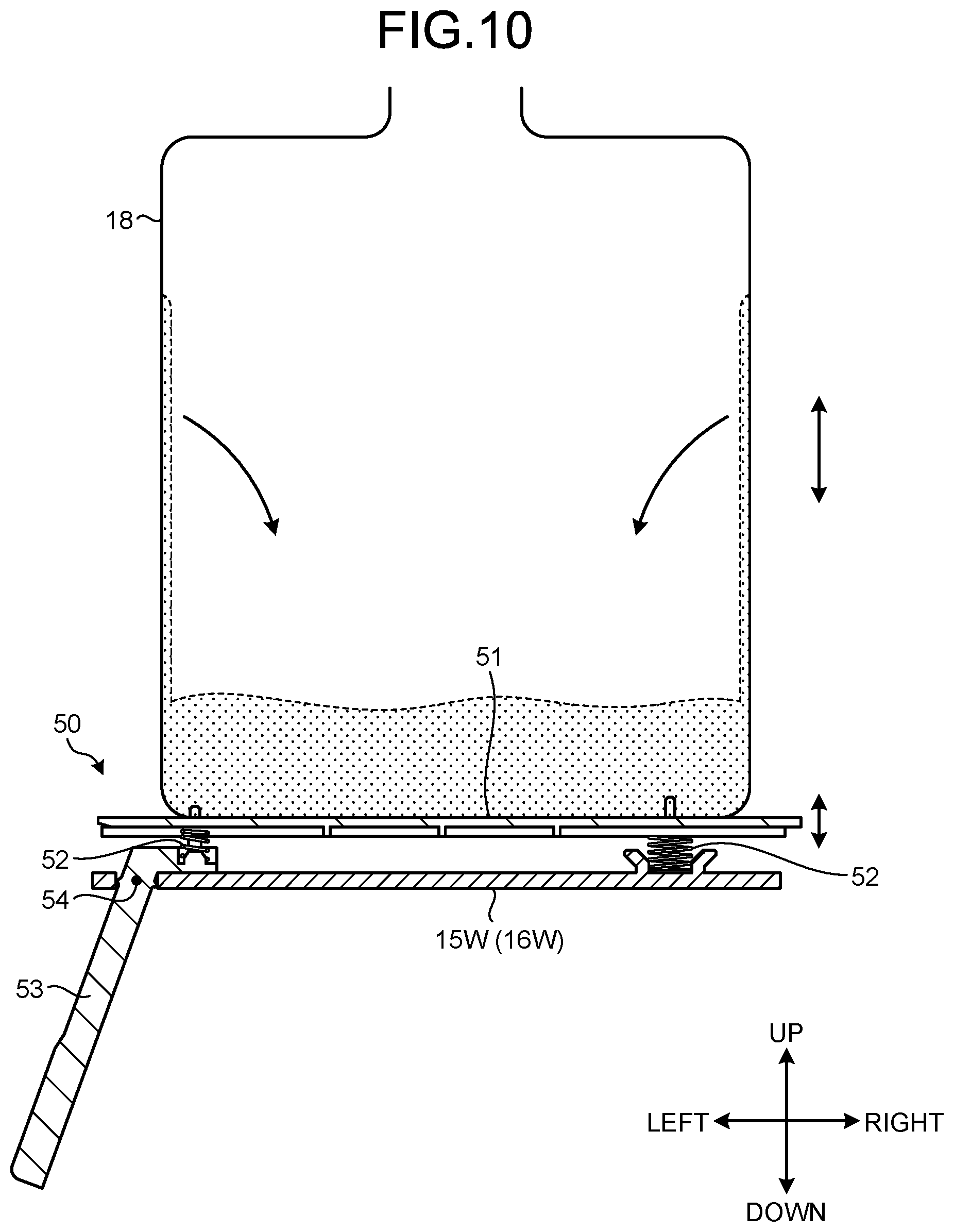 Patent US11793377 Figure 10 – Backpack dust collector