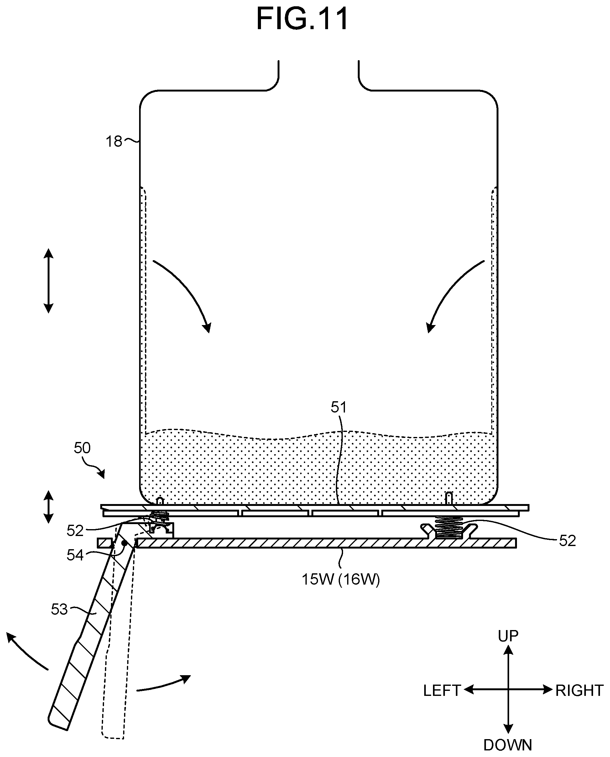 Patent US11793377 Figure 11 – Backpack dust collector
