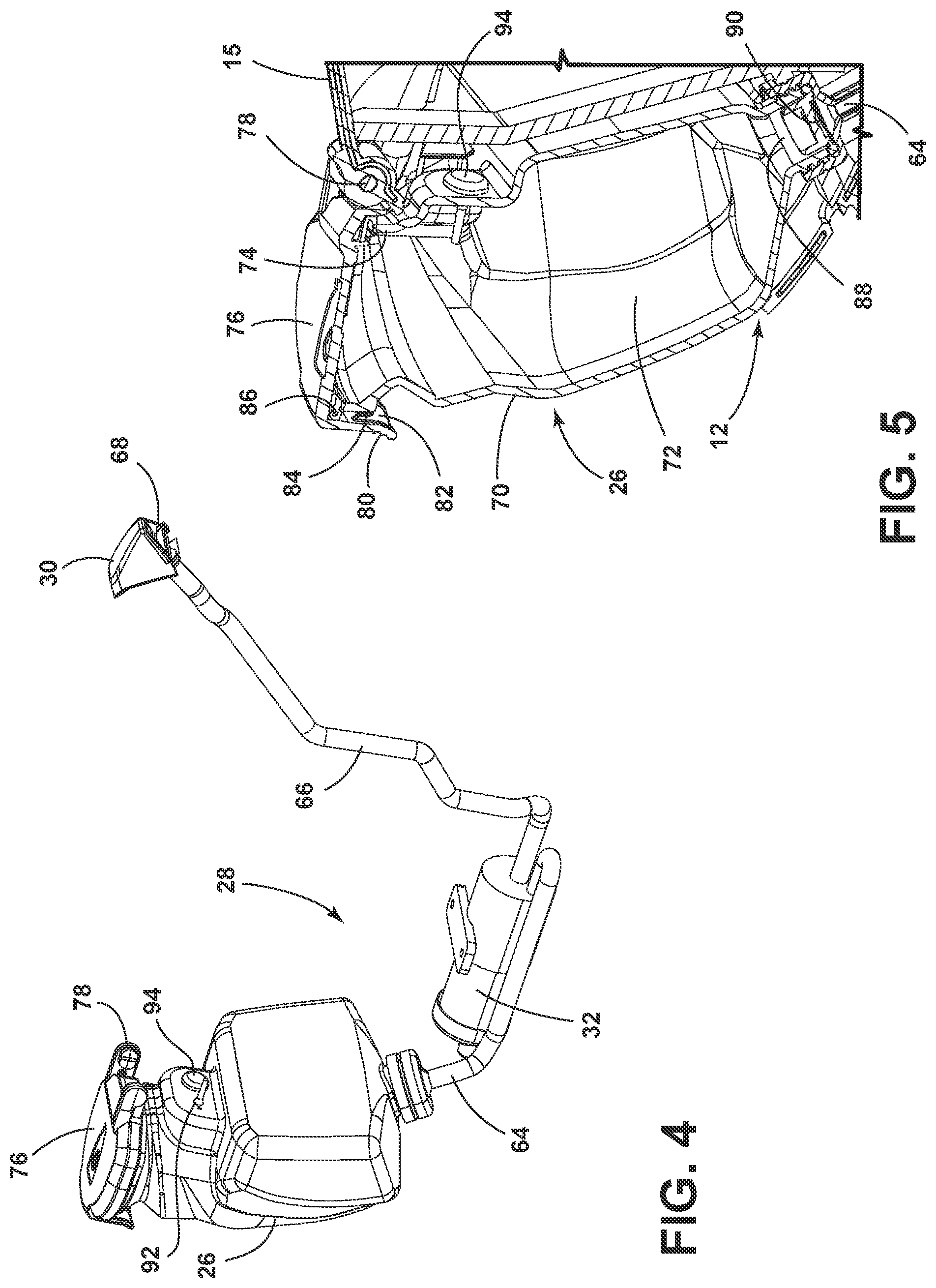 Patent US11793378 Figure 4 – Handheld extraction cleaner