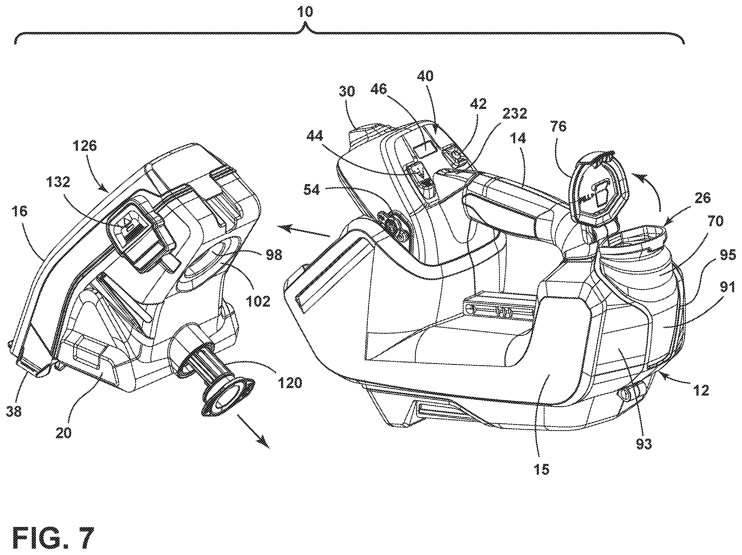 Patent US11793378 Figure 6 – Handheld extraction cleaner