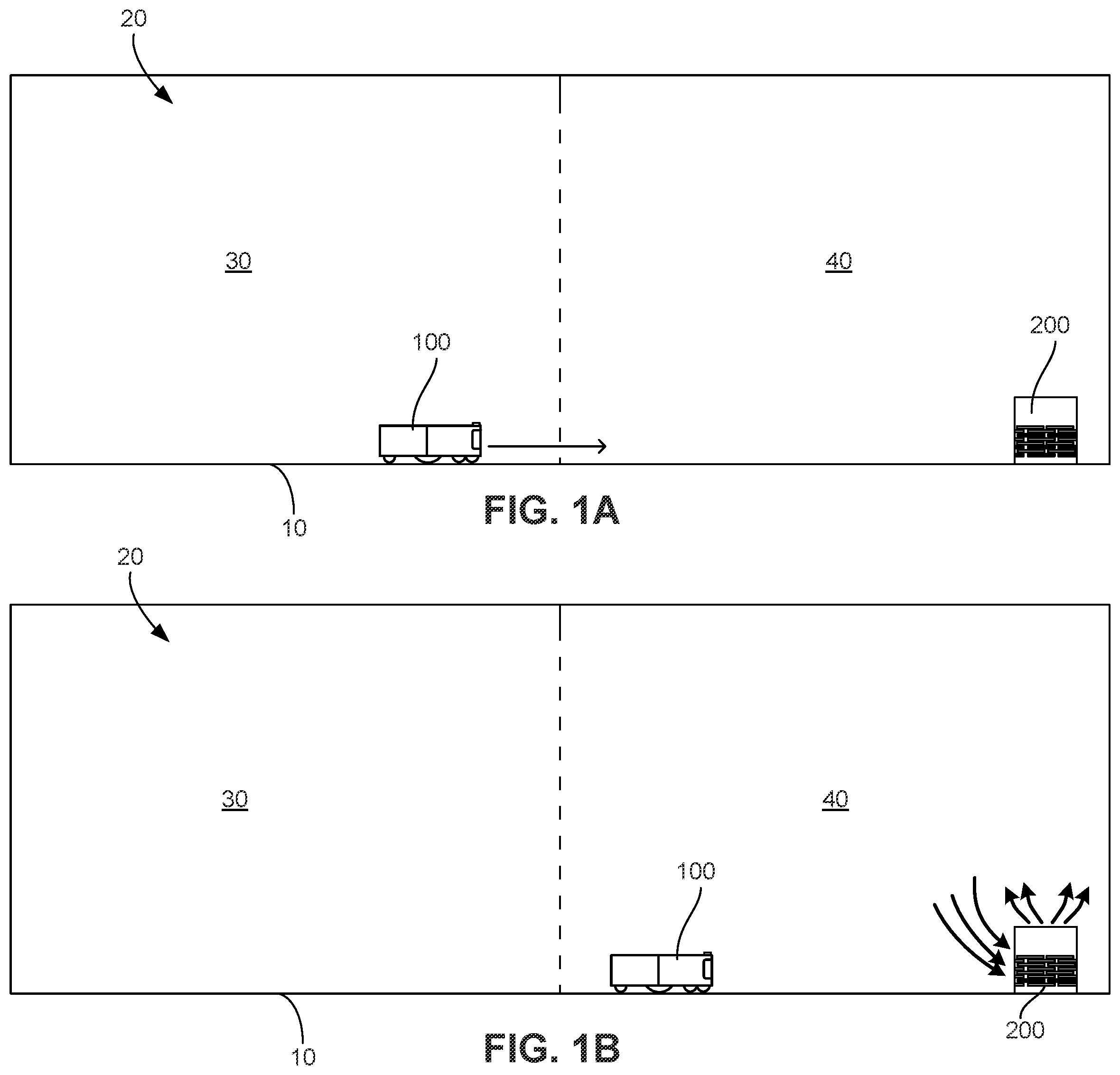 Patent US11793379 Figure 1 – Floor and air cleaning systems and related methods