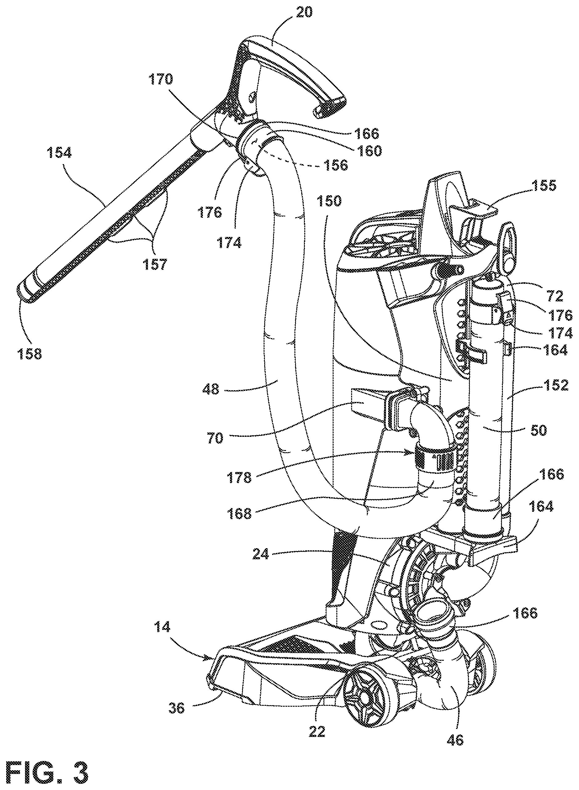 Patent US11793380 Figure 3 – Vacuum cleaner