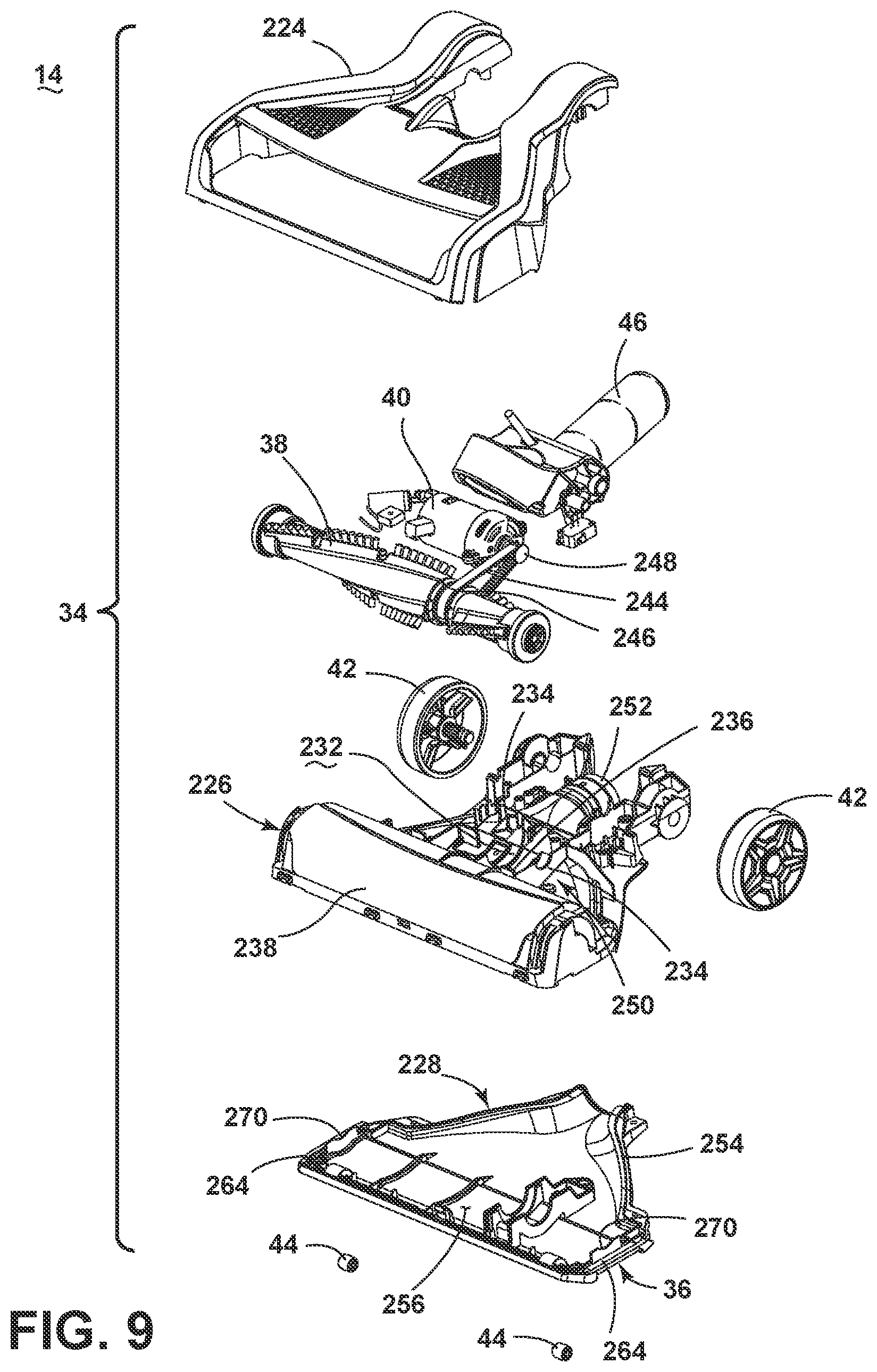 Patent US11793380 Figure 10 – Vacuum cleaner