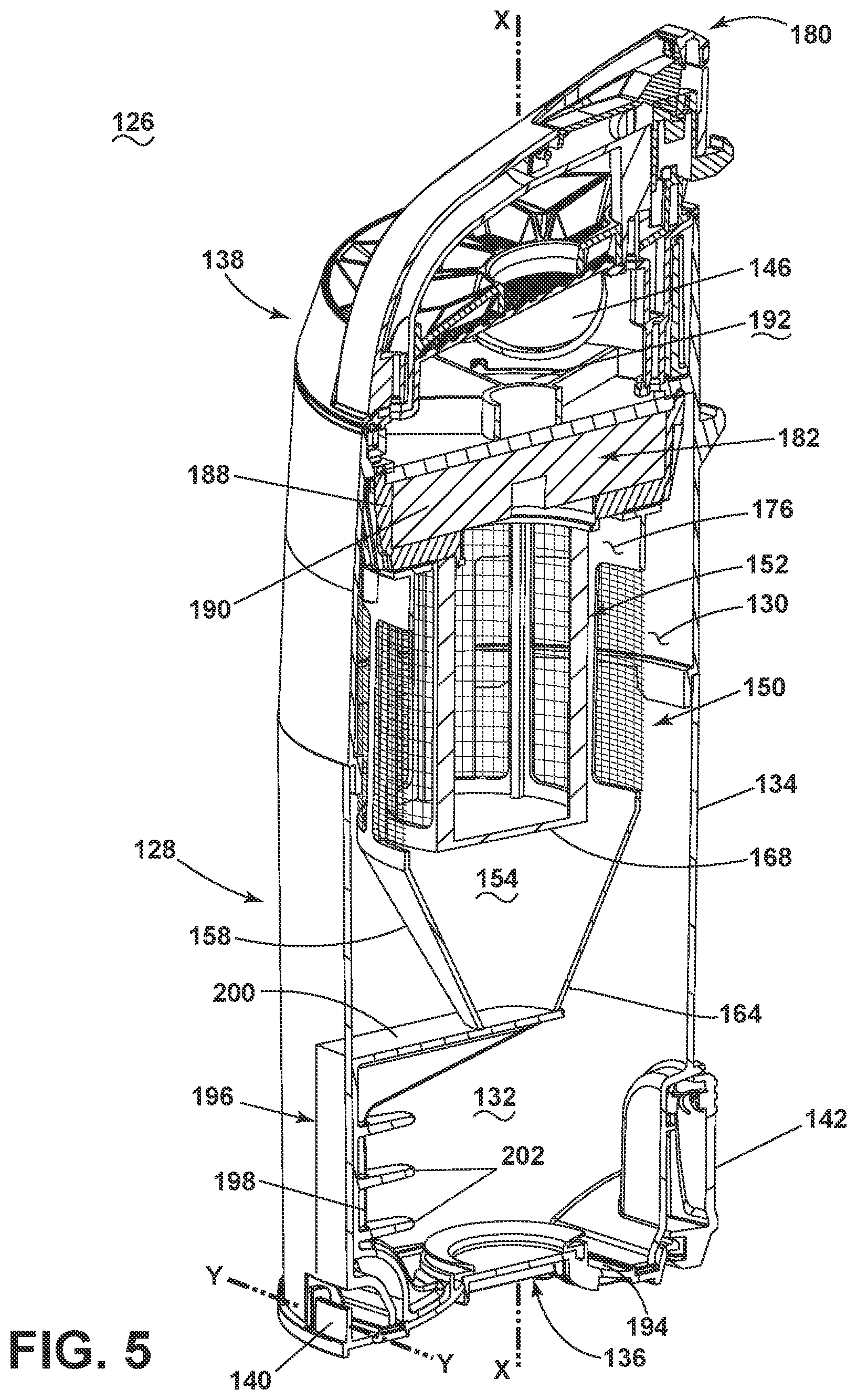Patent US11793381 Figure 5 – Cyclone module for vacuum cleaner