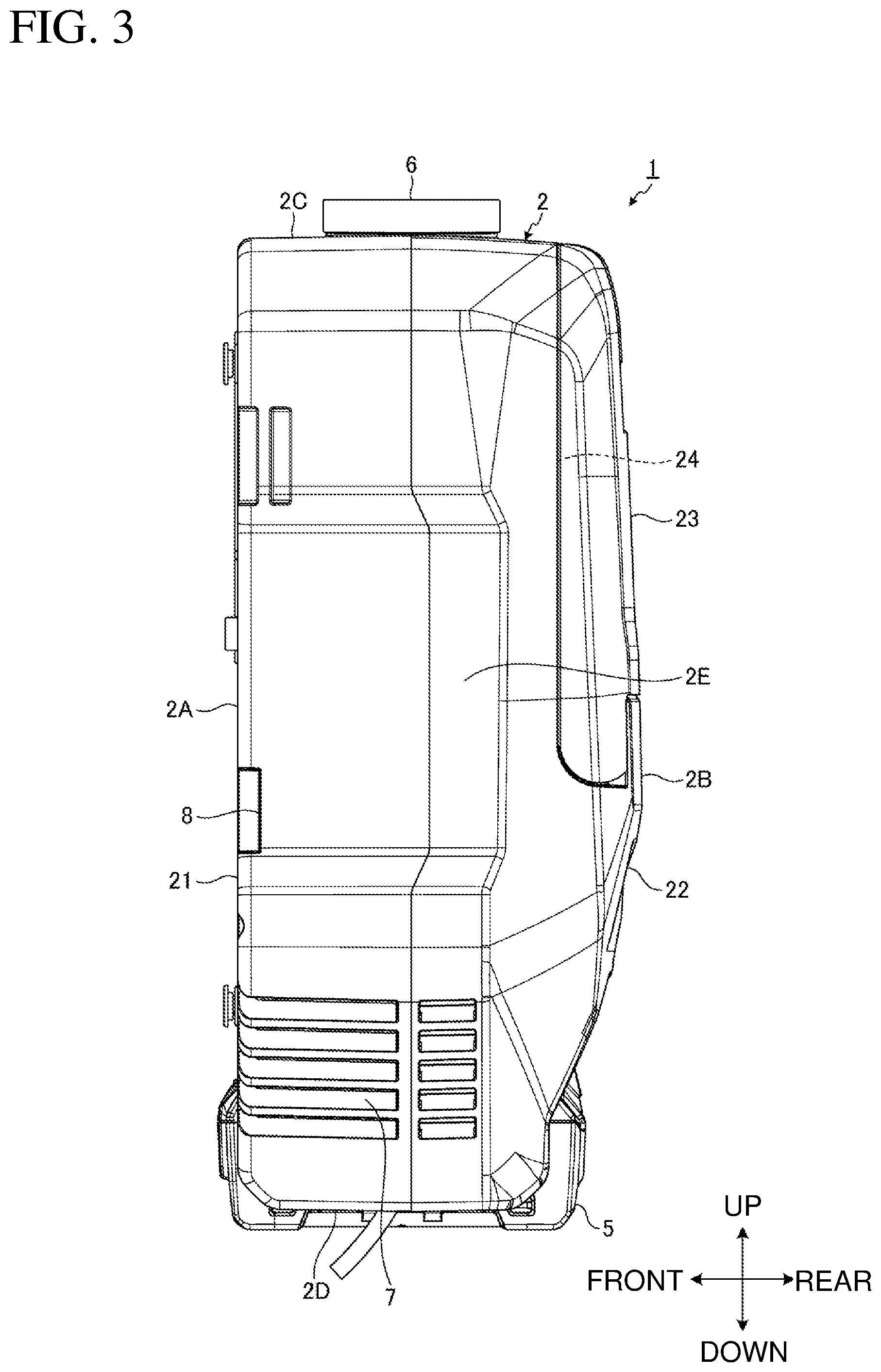 Patent US11793382 Figure 3 – Dust collector