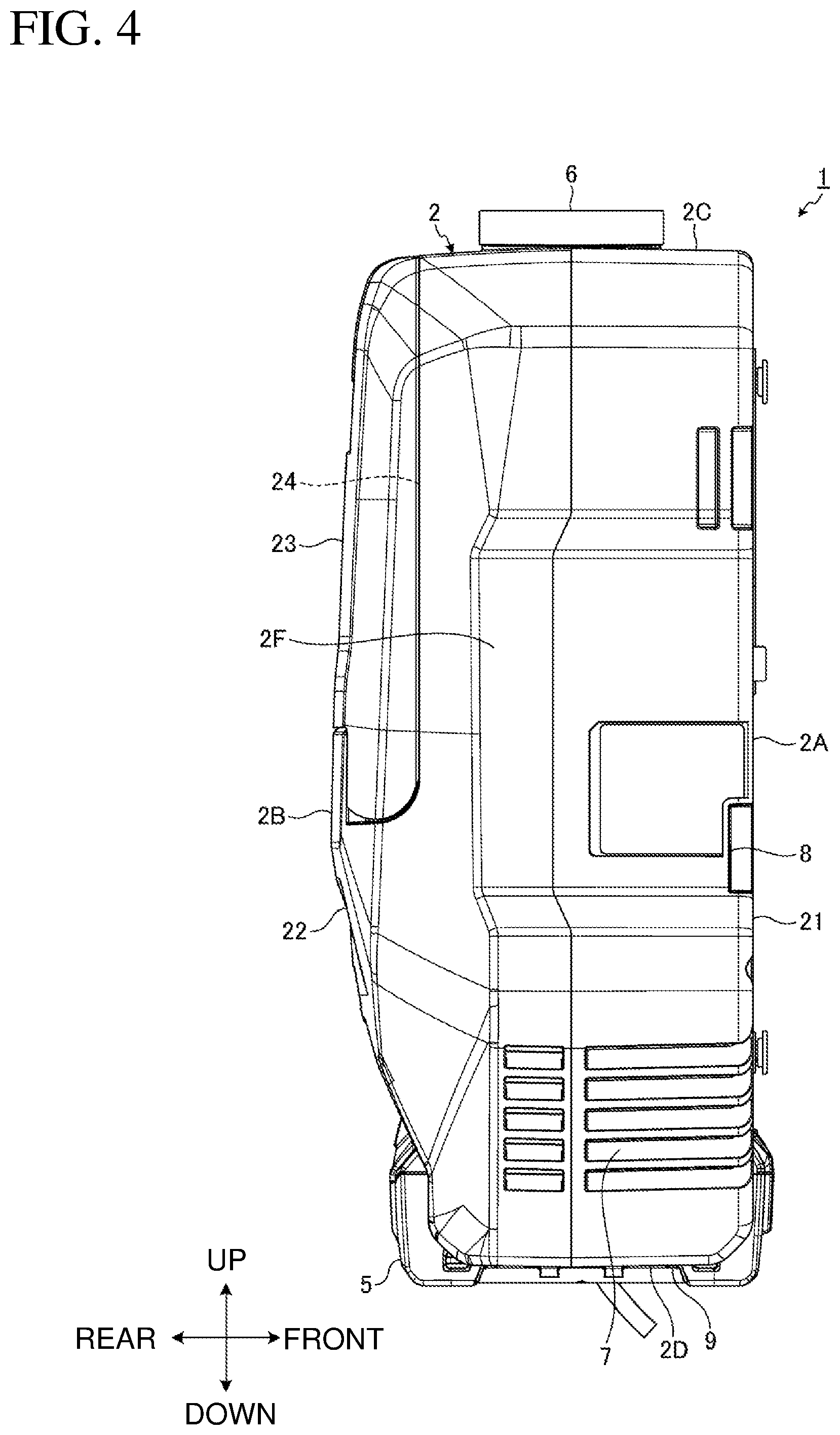 Patent US11793382 Figure 4 – Dust collector