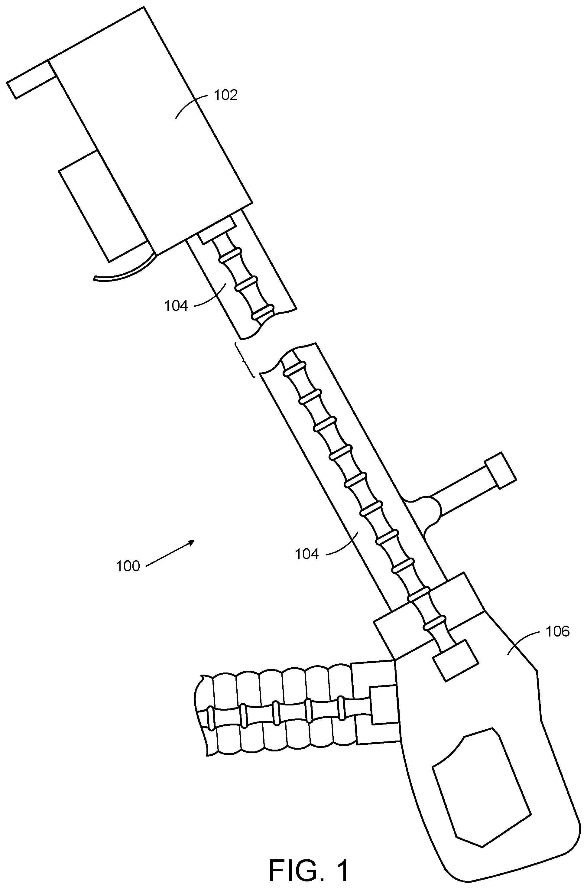 Patent US11793383 Figure 1 – Awning cleaning tool