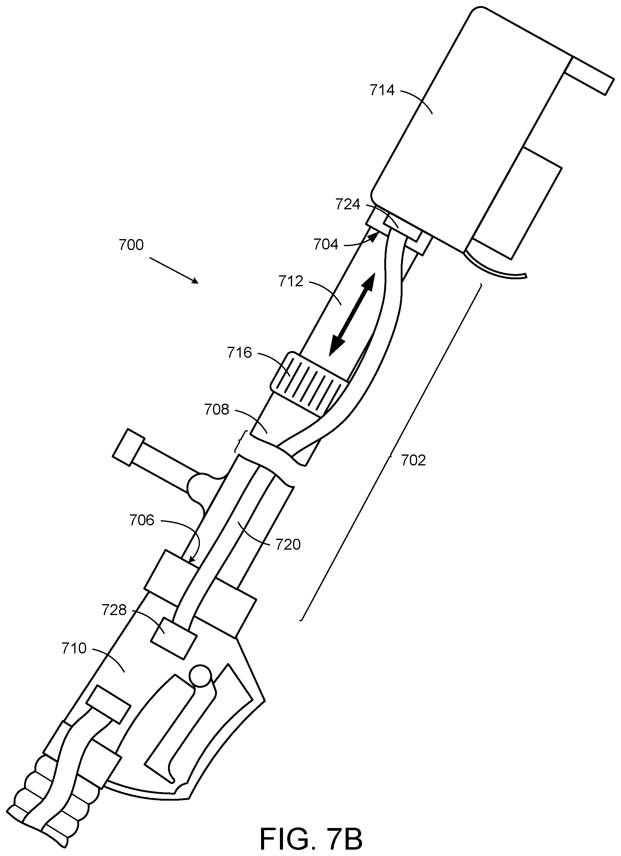 Patent US11793383 Figure 7 – Awning cleaning tool