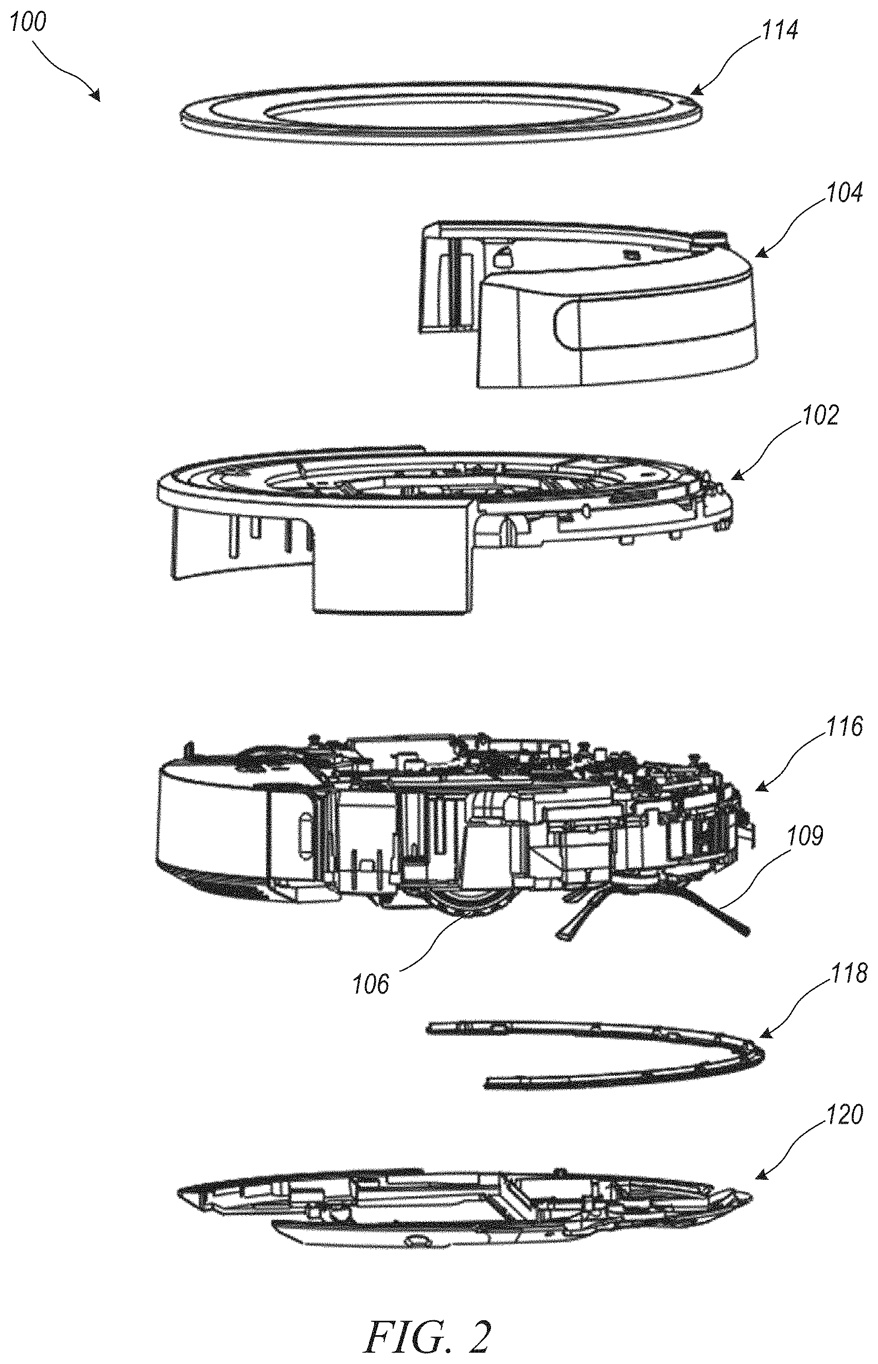 Patent US11793385 Figure 2 – Vertical sensing in an autonomous cleaning robot