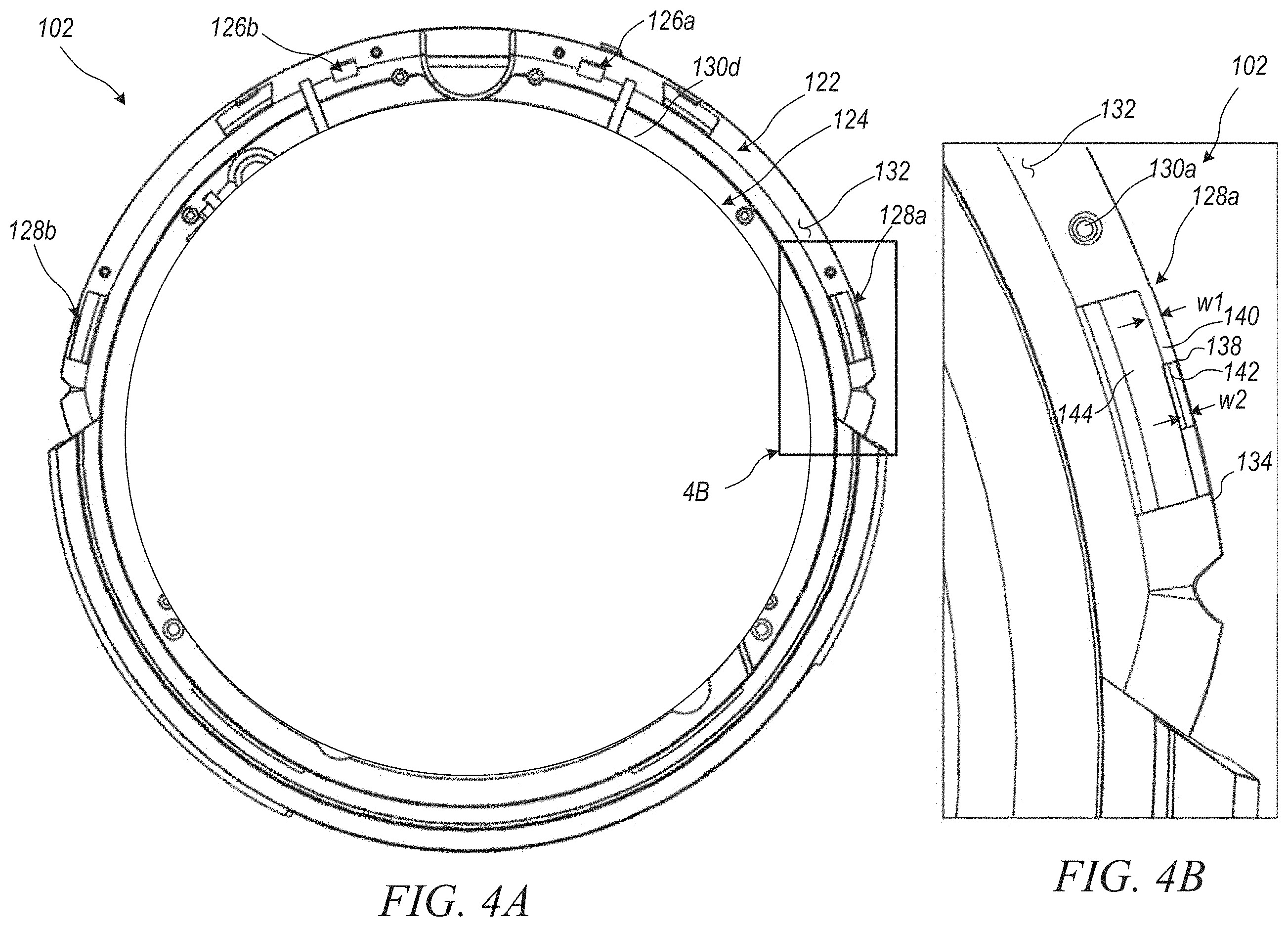 Patent US11793385 Figure 4 – Vertical sensing in an autonomous cleaning robot