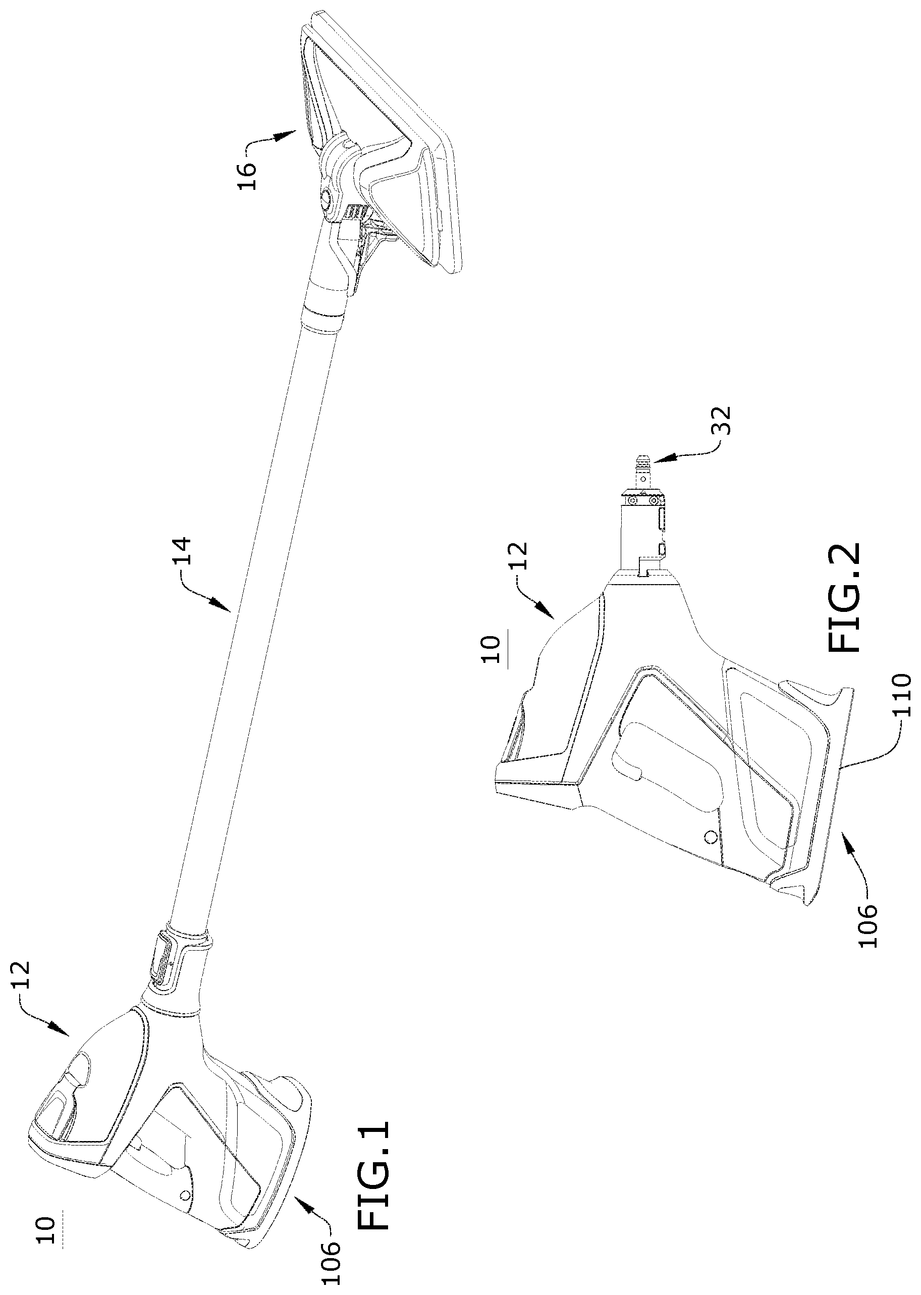 Patent US11793386 Figure 1 – Steam cleaning apparatus