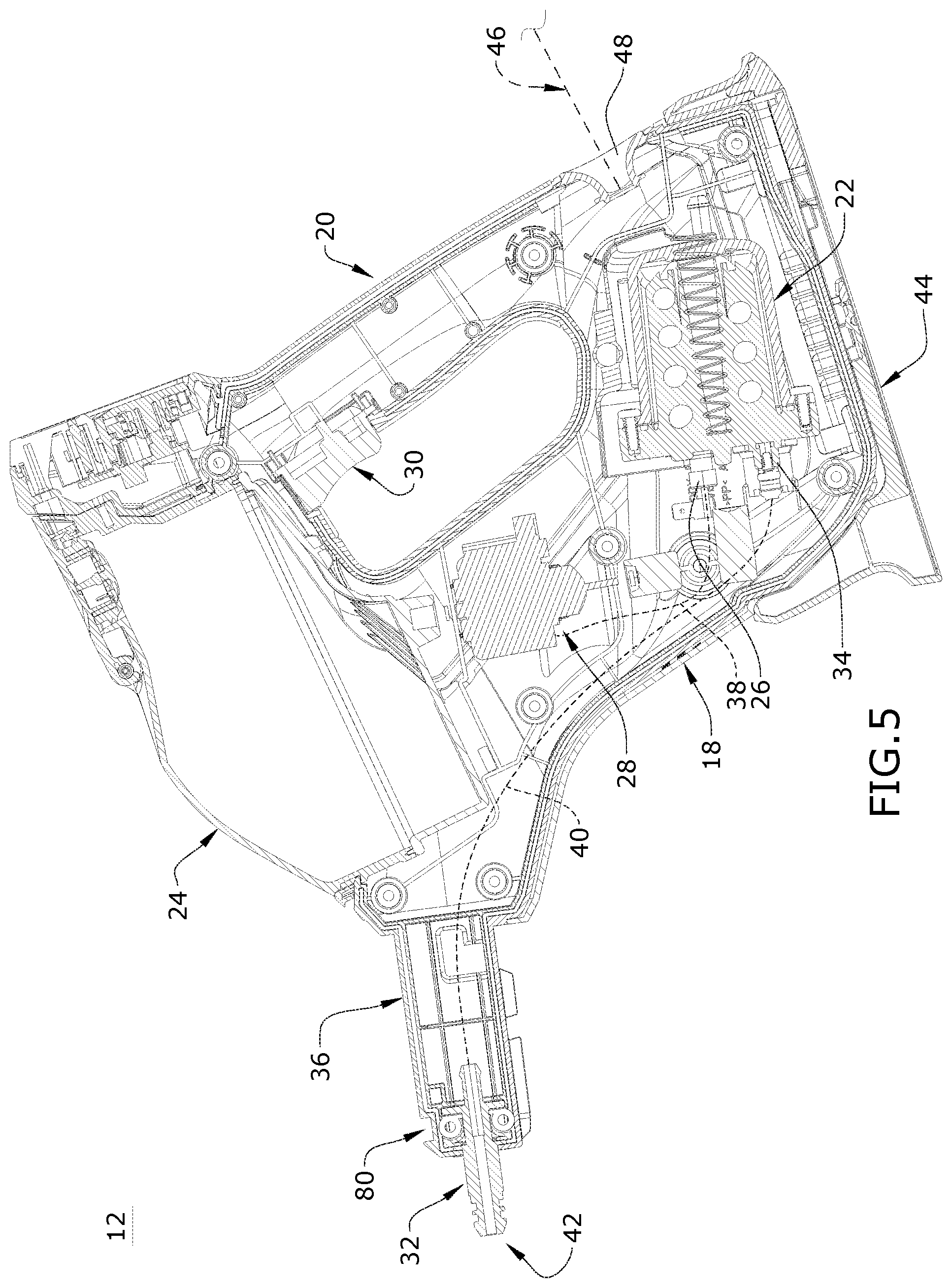 Patent US11793386 Figure 3 – Steam cleaning apparatus