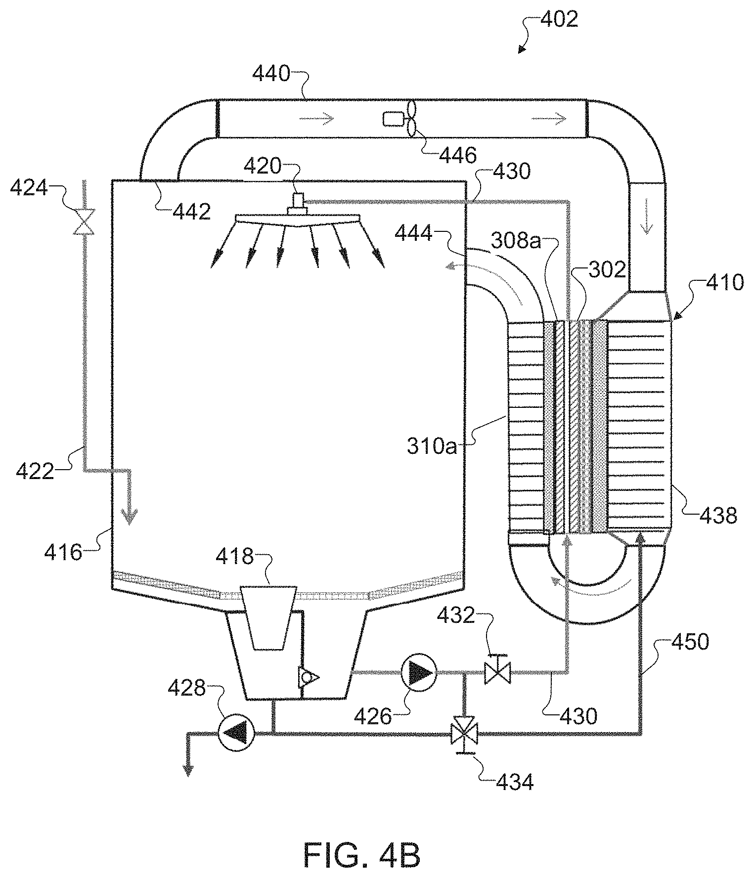 Patent US11793388 Figure 5 – Thermoelectric heat pump recovery and dish drying system for domestic dishwasher