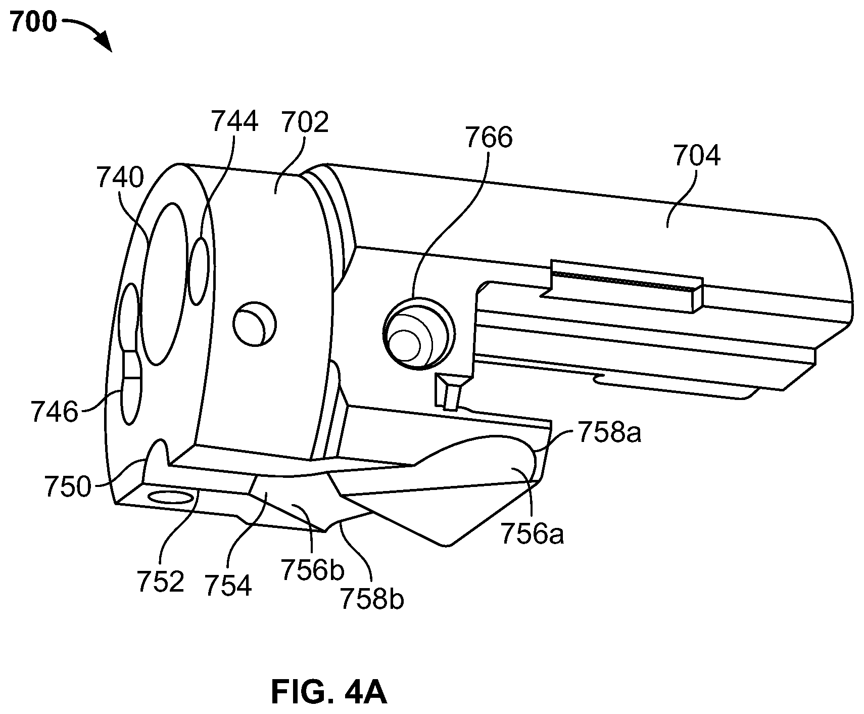 Patent US11793393 Figure 10 – Manifold for a multiple viewing elements endoscope