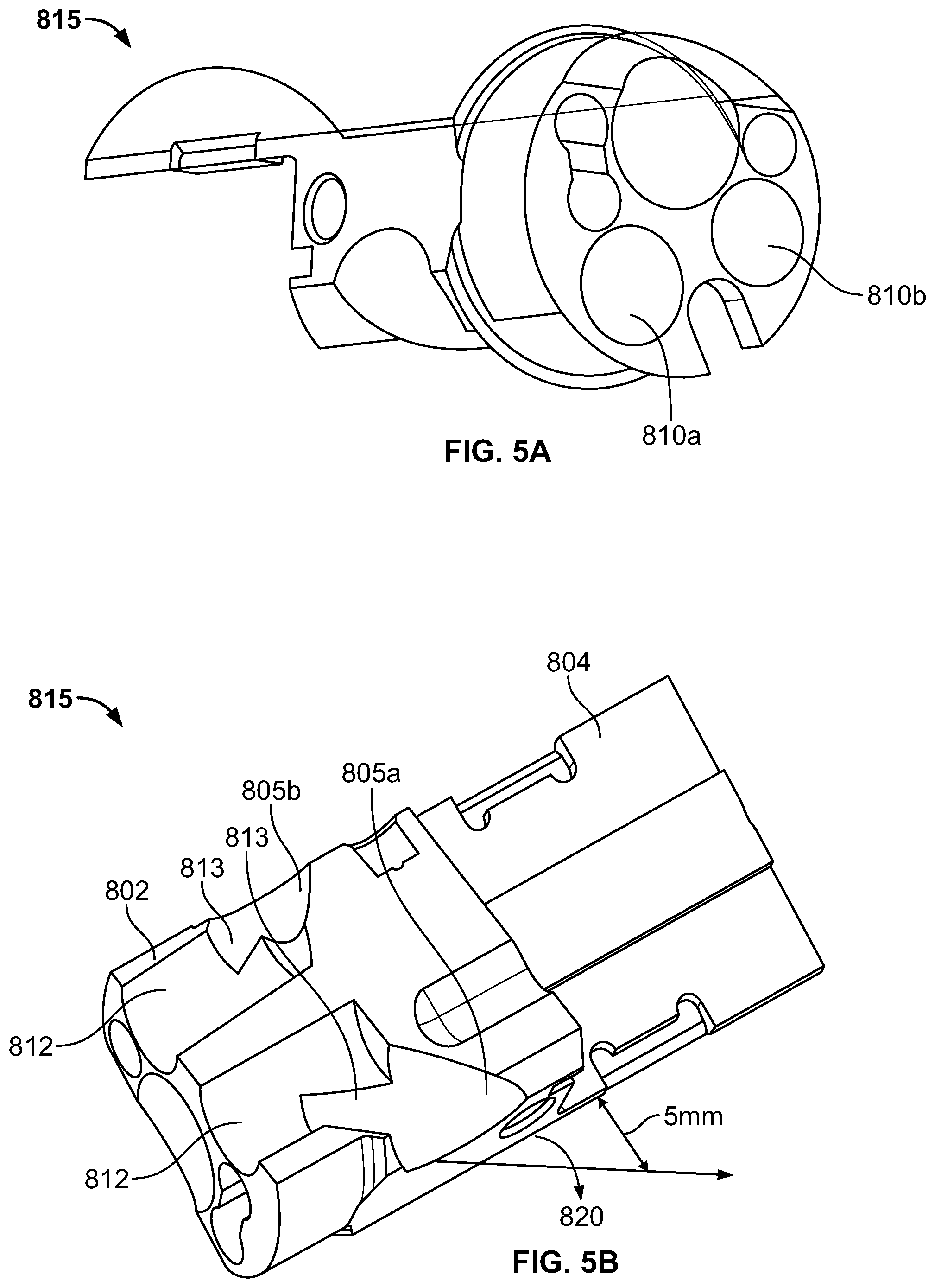 Patent US11793393 Figure 13 – Manifold for a multiple viewing elements endoscope