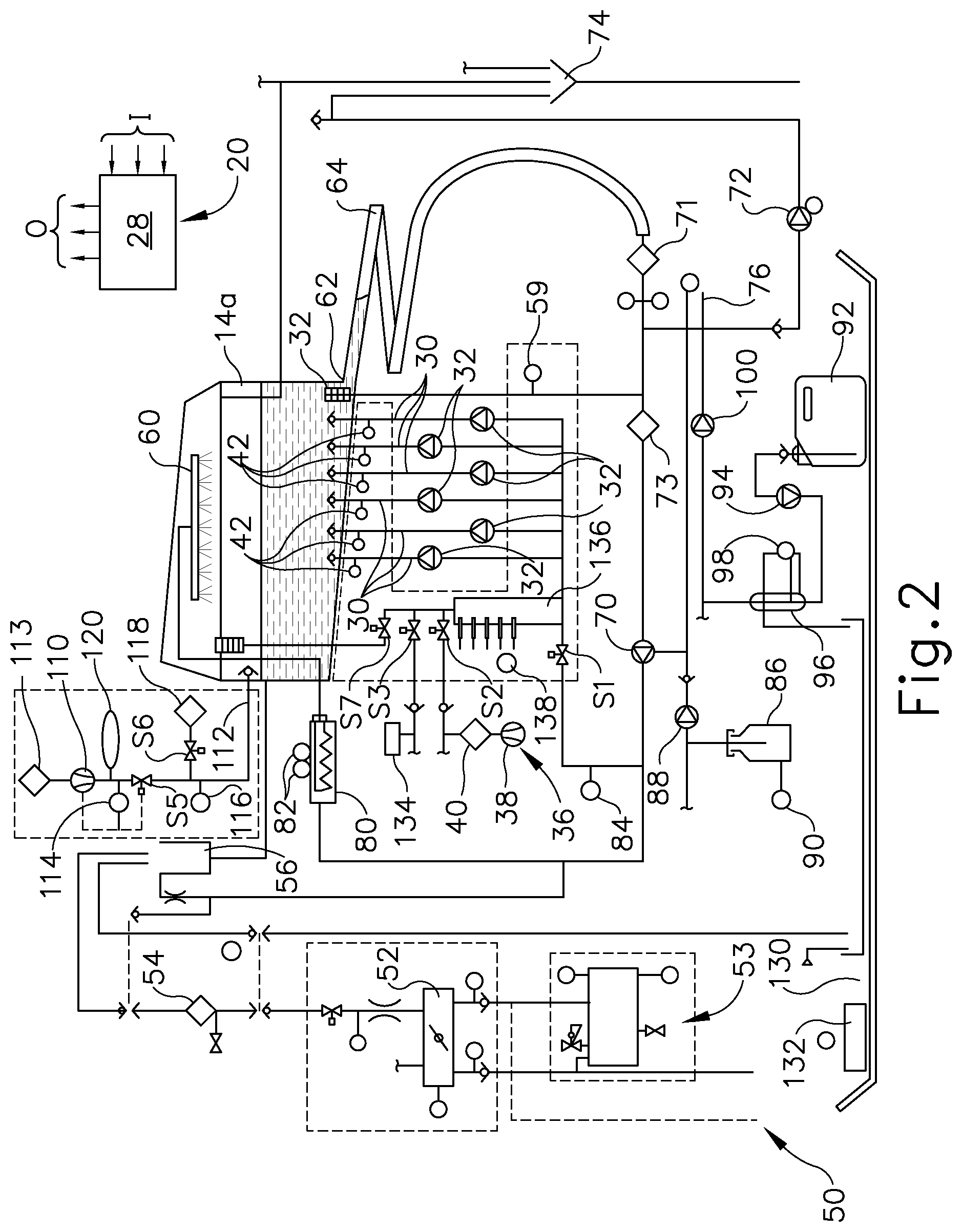 Patent US11793401 Figure 2 – Apparatus and method to asynchronously fill and purge channels of endoscope simultaneously