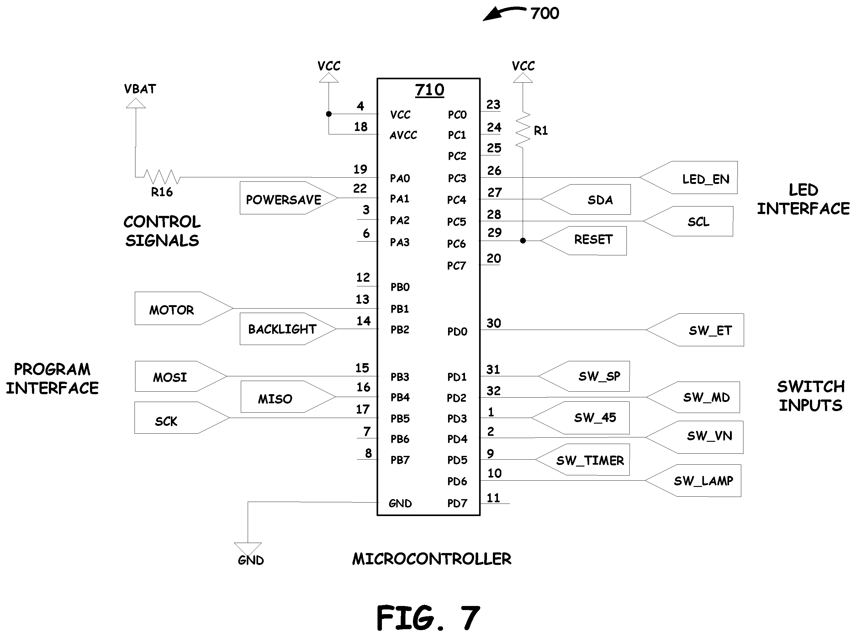Patent US11793404 Figure 4 – Handheld testing device including multiple timers