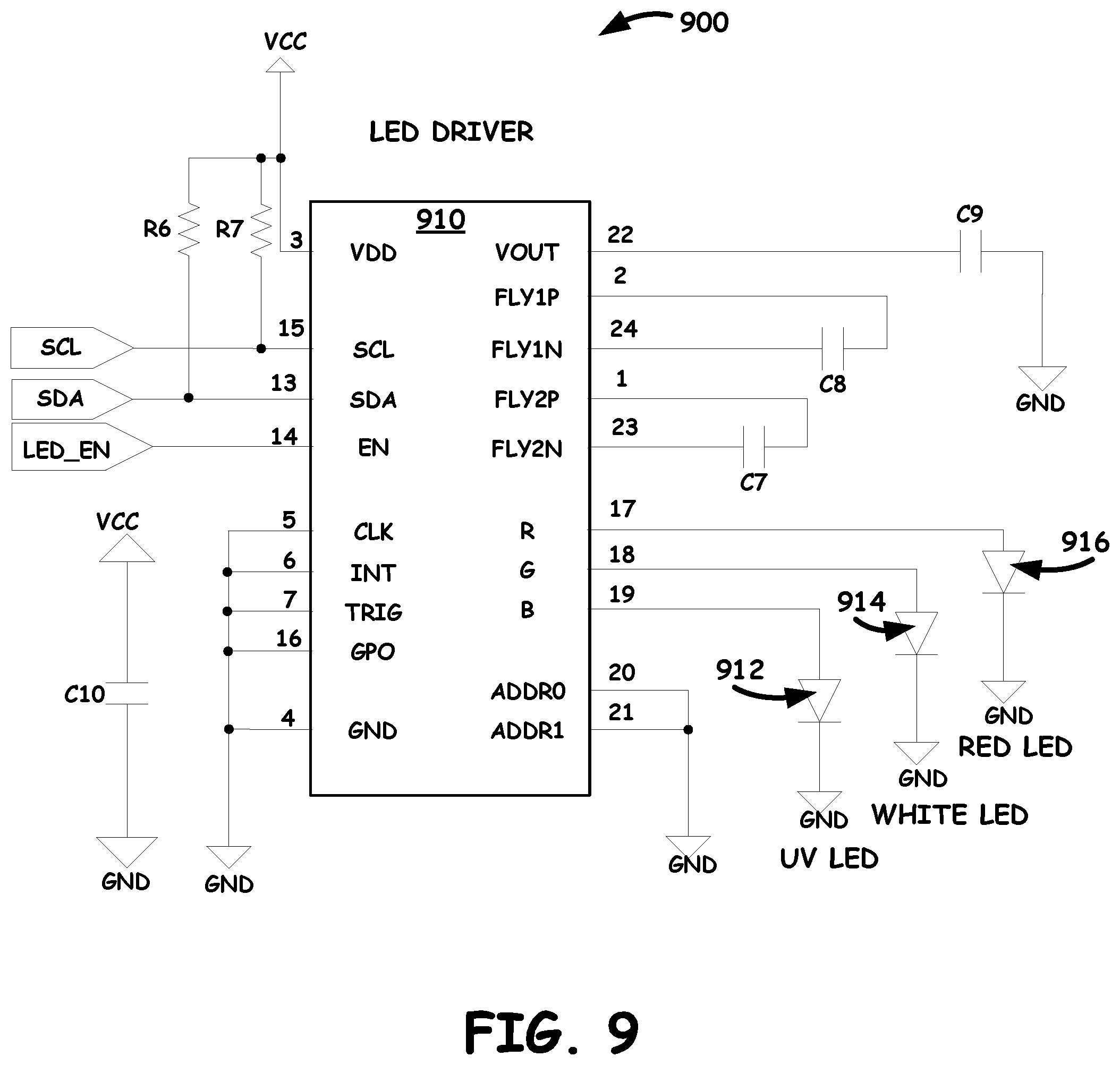 Patent US11793404 Figure 6 – Handheld testing device including multiple timers