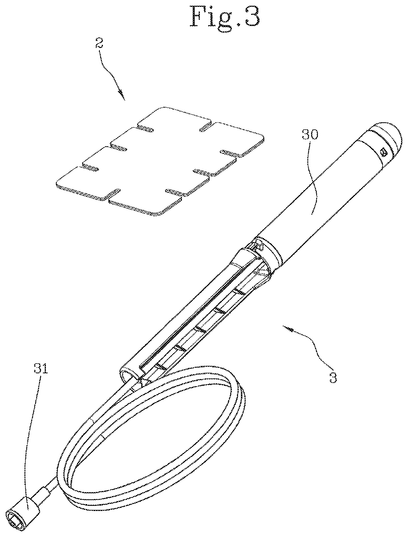Patent US11793417 Figure 2 – Apparatus and a method of measurement thereof