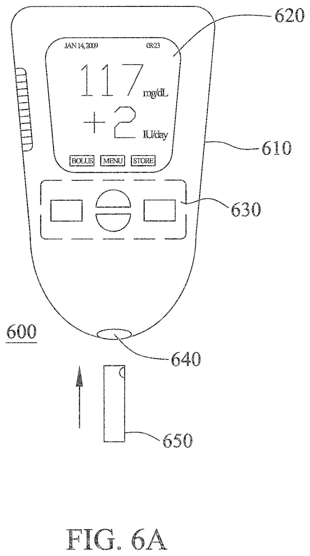 Patent US11793427 Figure 6 – Multi-function analyte monitor device and methods of use