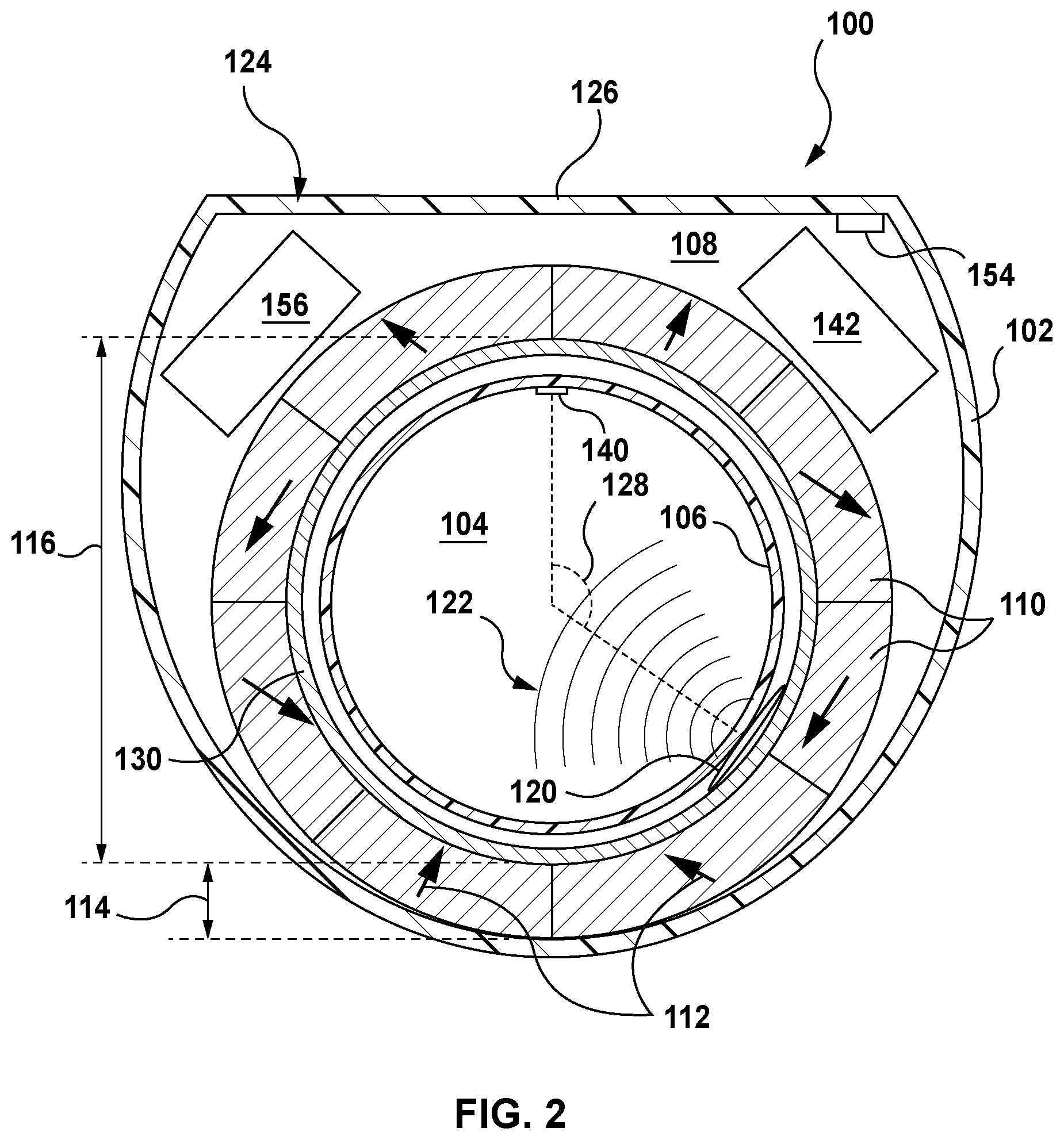 Patent US11793429 Figure 2 – Wearable blood analyte measurement device and method for measuring blood analyte concentration