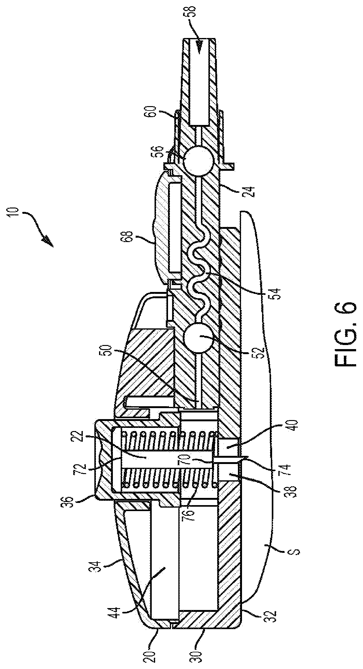 Patent US11793432 Figure 6 – Biological fluid collection device and biological fluid collection system