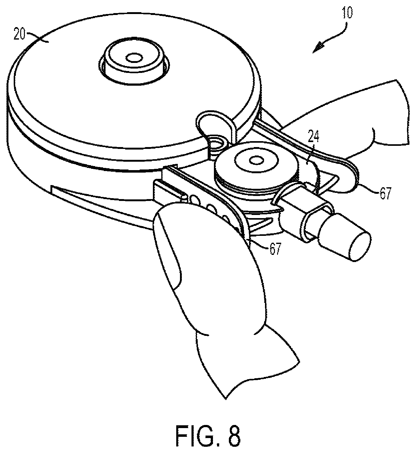 Patent US11793432 Figure 8 – Biological fluid collection device and biological fluid collection system
