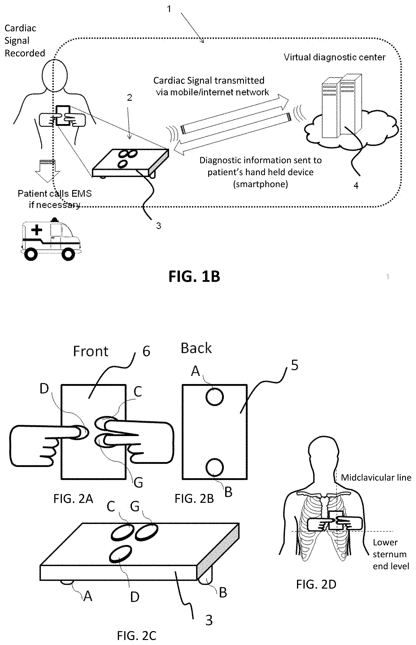 Patent US11793444 Figure 2 – Electrocardiogram patch devices and methods