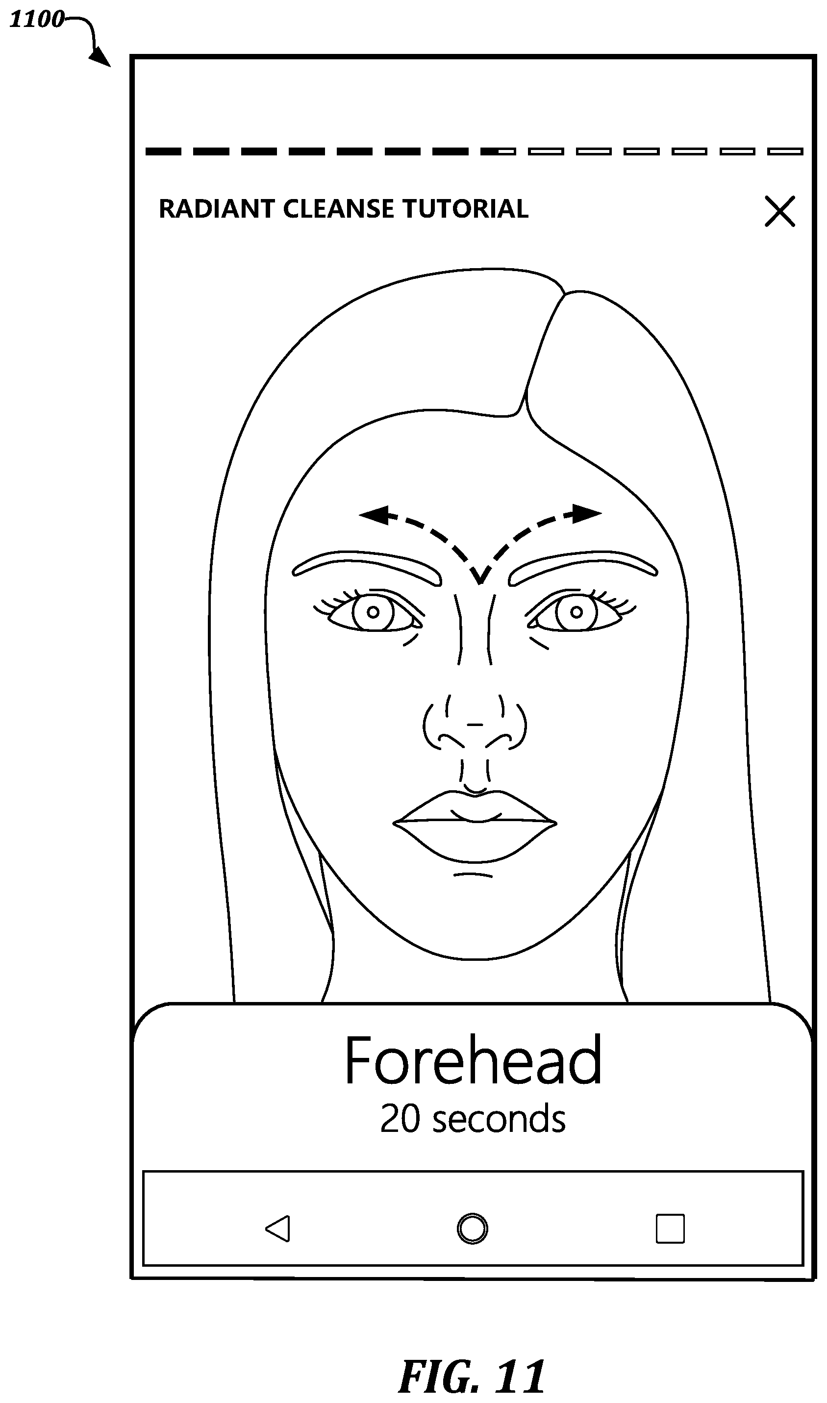 Patent US11793451 Figure 11 – Interface and analysis techniques for customized skin care regimen based on skin diagnostics