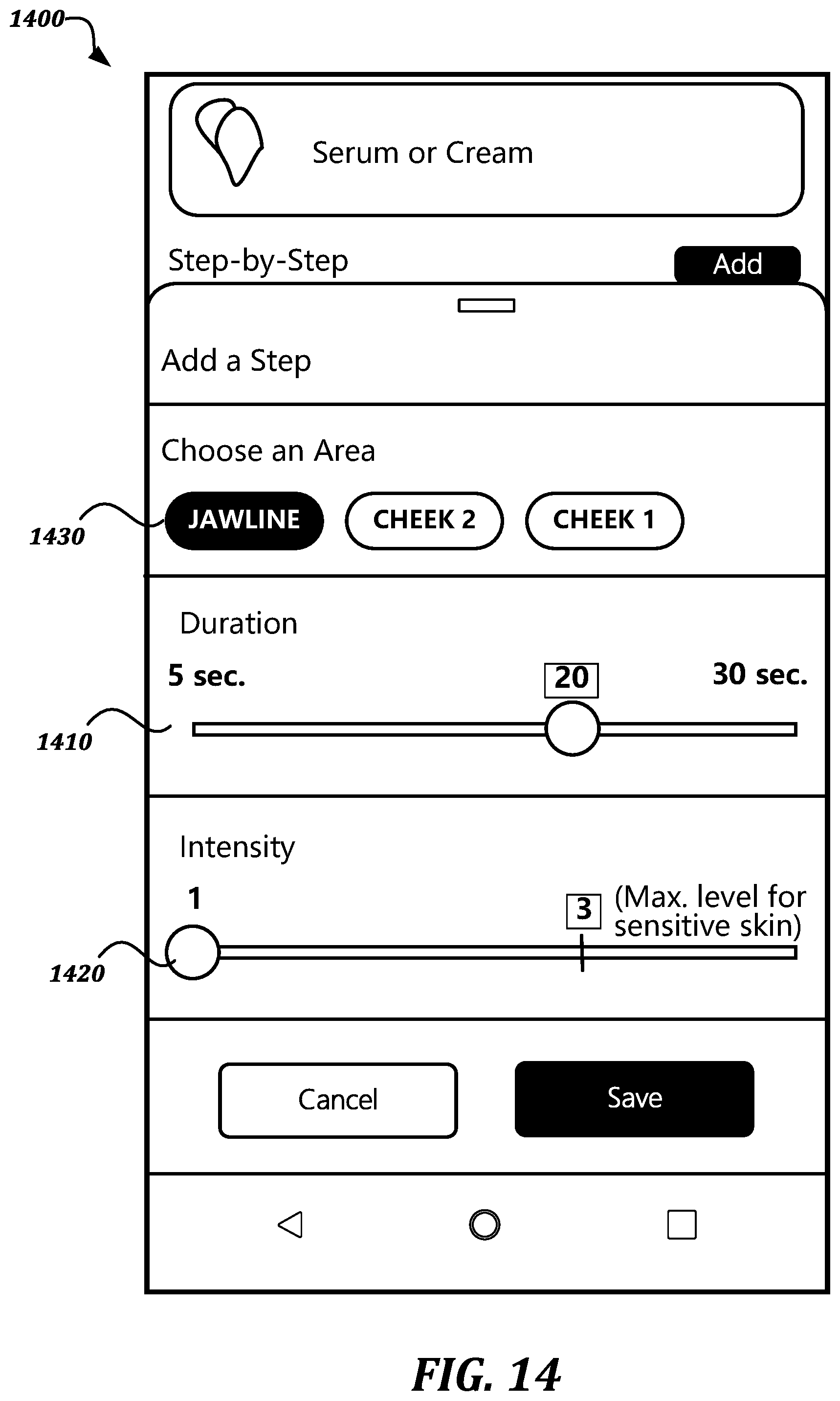 Patent US11793451 Figure 14 – Interface and analysis techniques for customized skin care regimen based on skin diagnostics