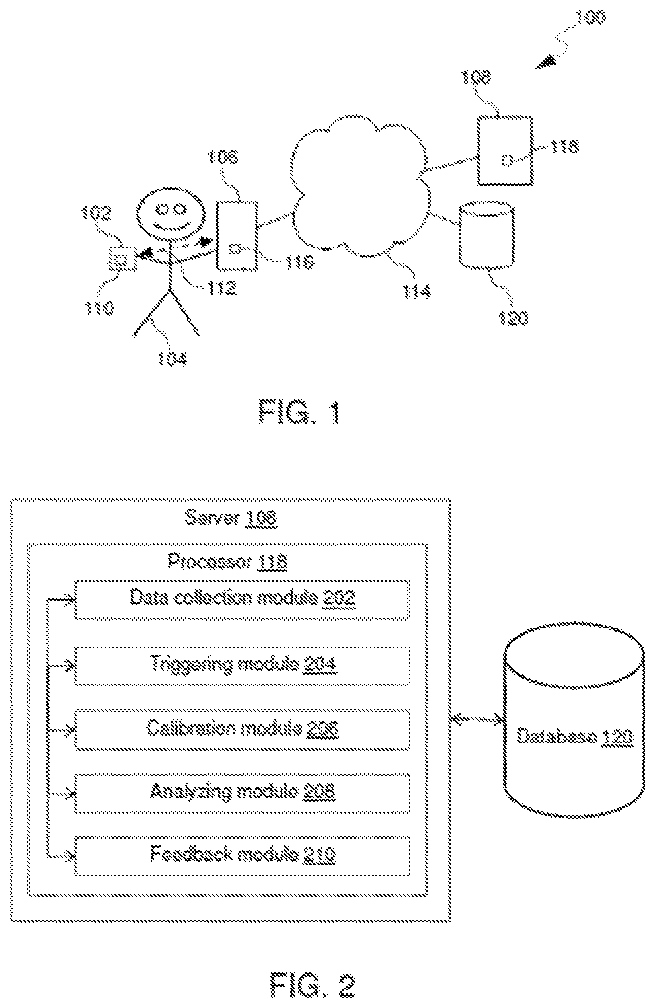 Patent US11793454 Figure 1 – Method and system for providing feedback to user for improving performance level management thereof