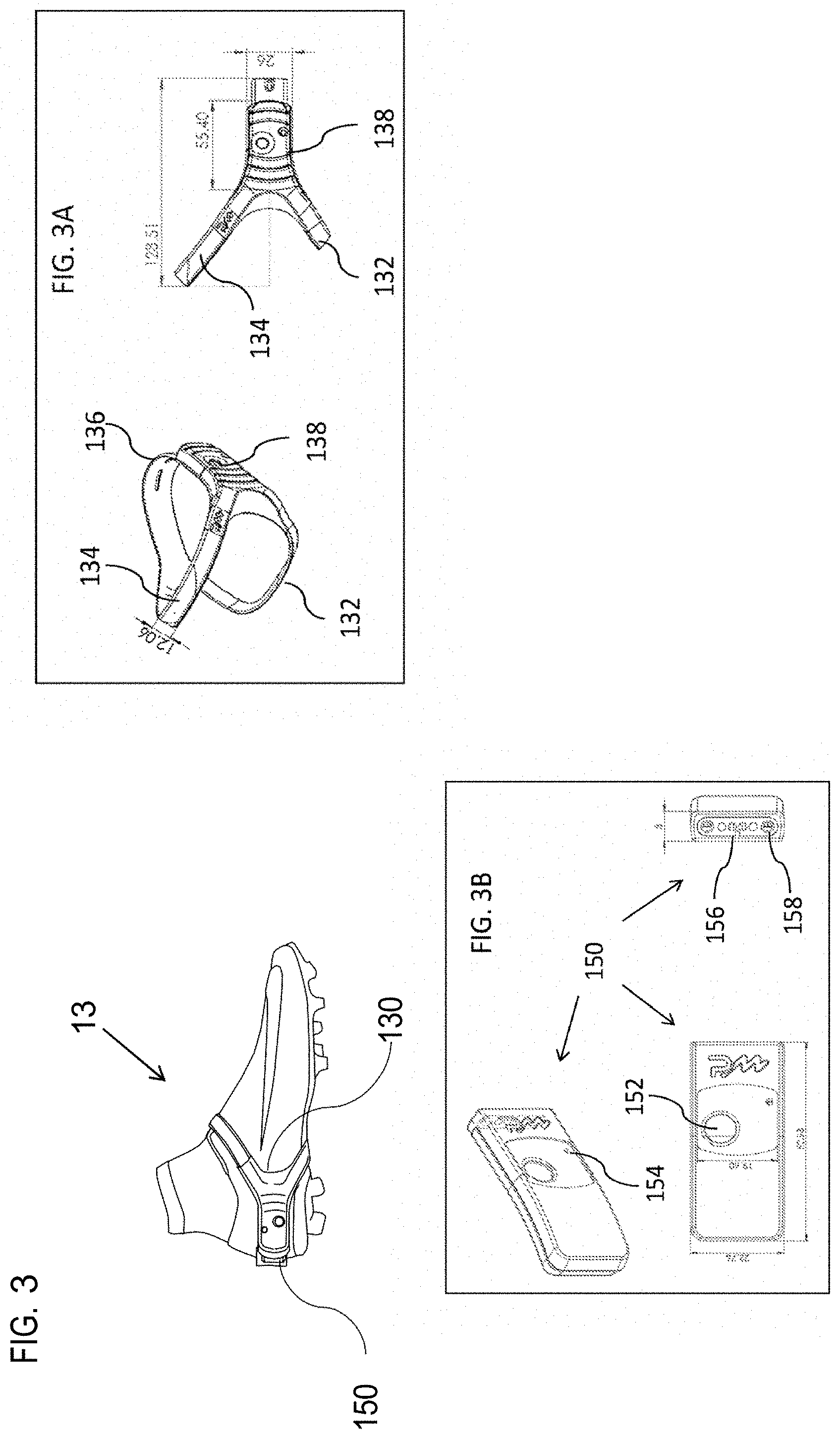 Patent US11793461 Figure 3 – Football smart footwear with automatic personal and team performance statistics extraction