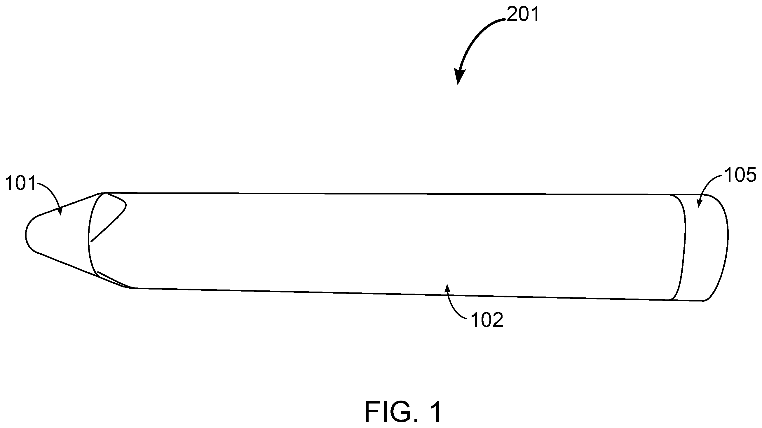 Patent US11793464 Figure 1 – Handheld stylus and base and methods of use