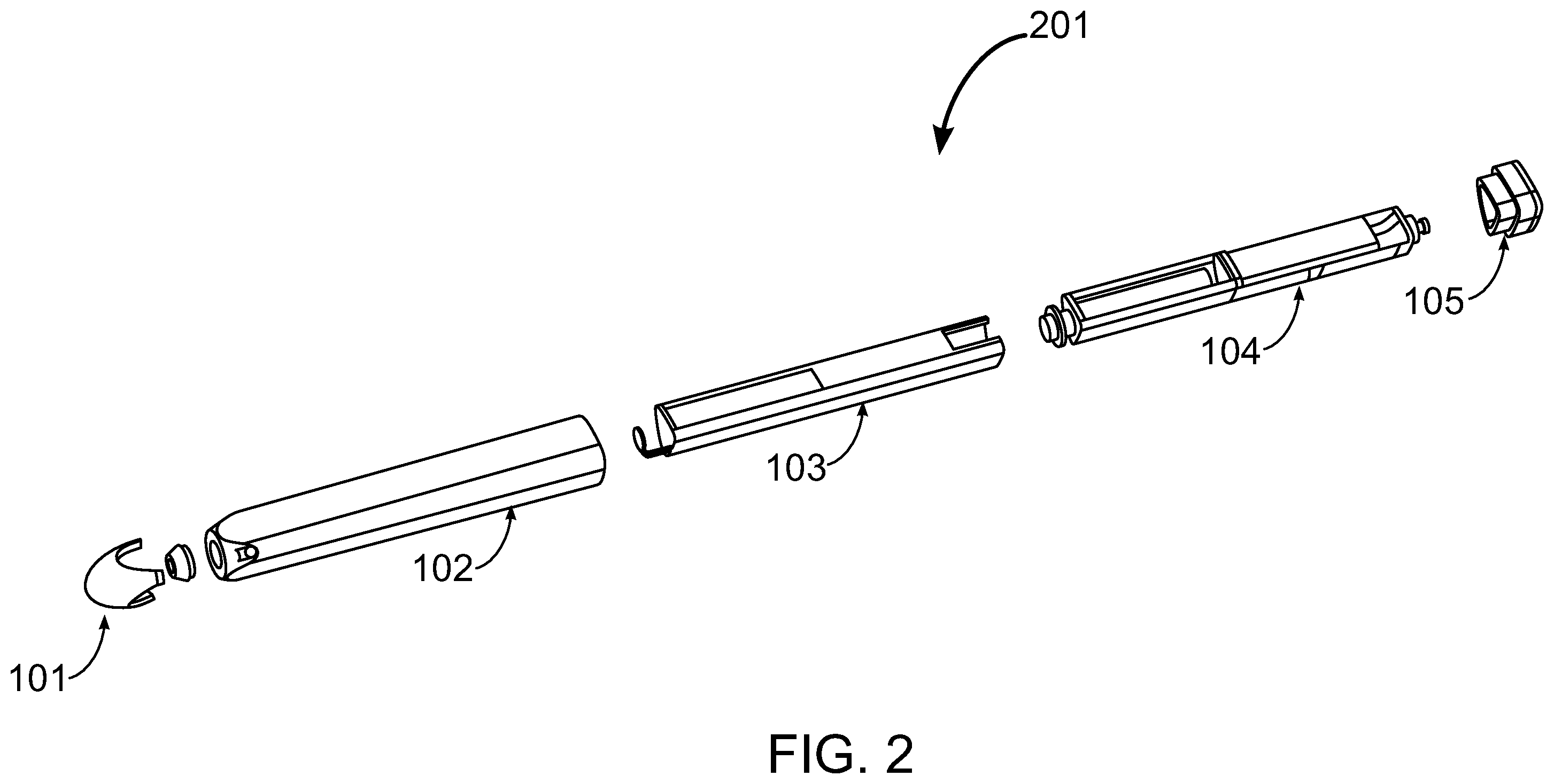 Patent US11793464 Figure 2 – Handheld stylus and base and methods of use