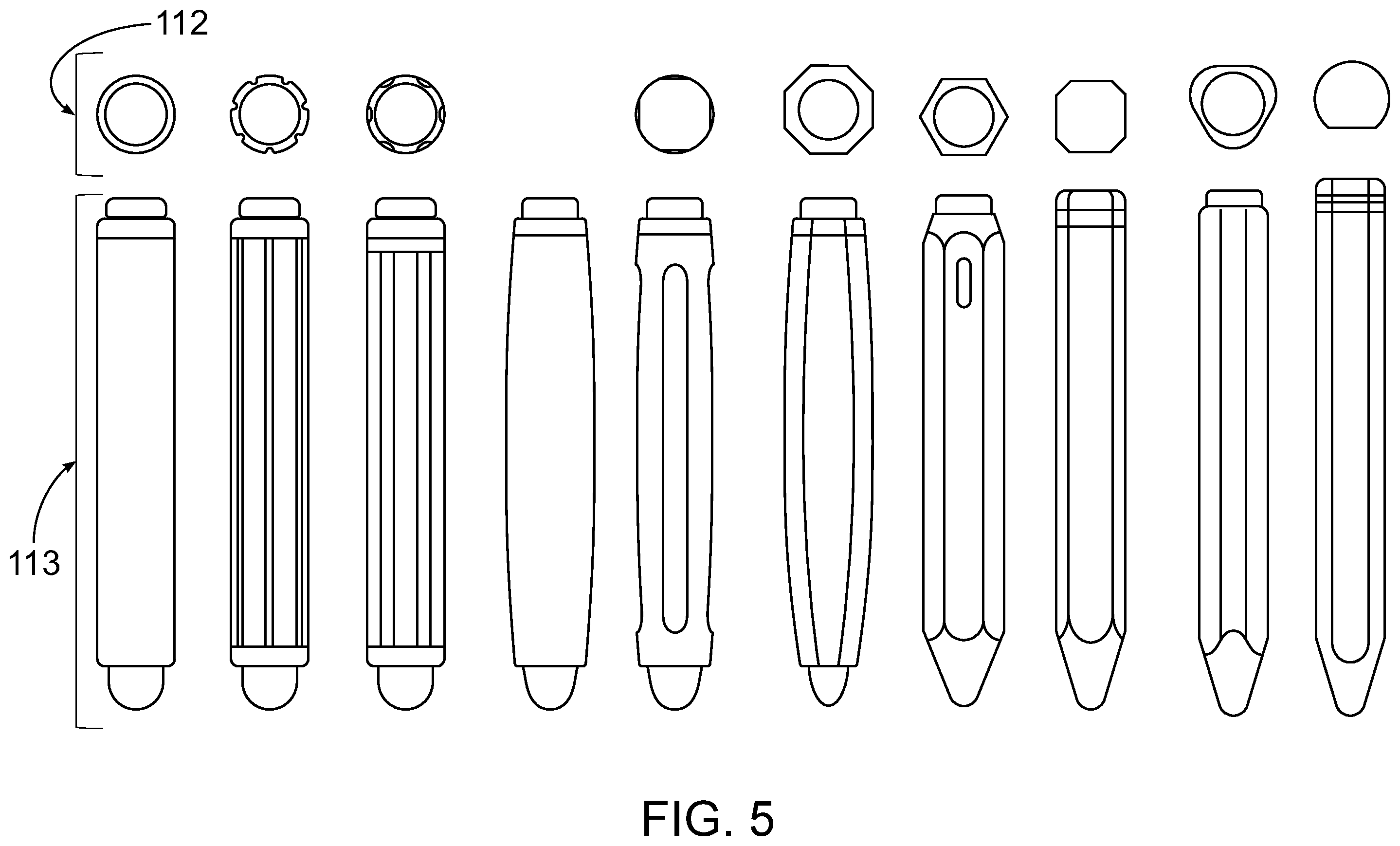 Patent US11793464 Figure 5 – Handheld stylus and base and methods of use