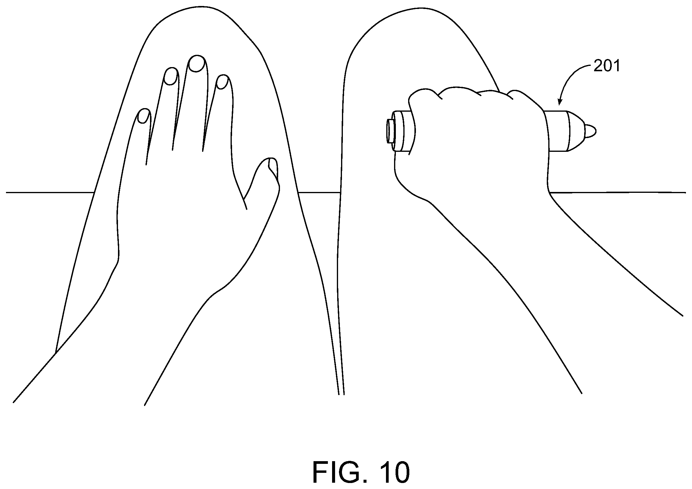 Patent US11793464 Figure 10 – Handheld stylus and base and methods of use