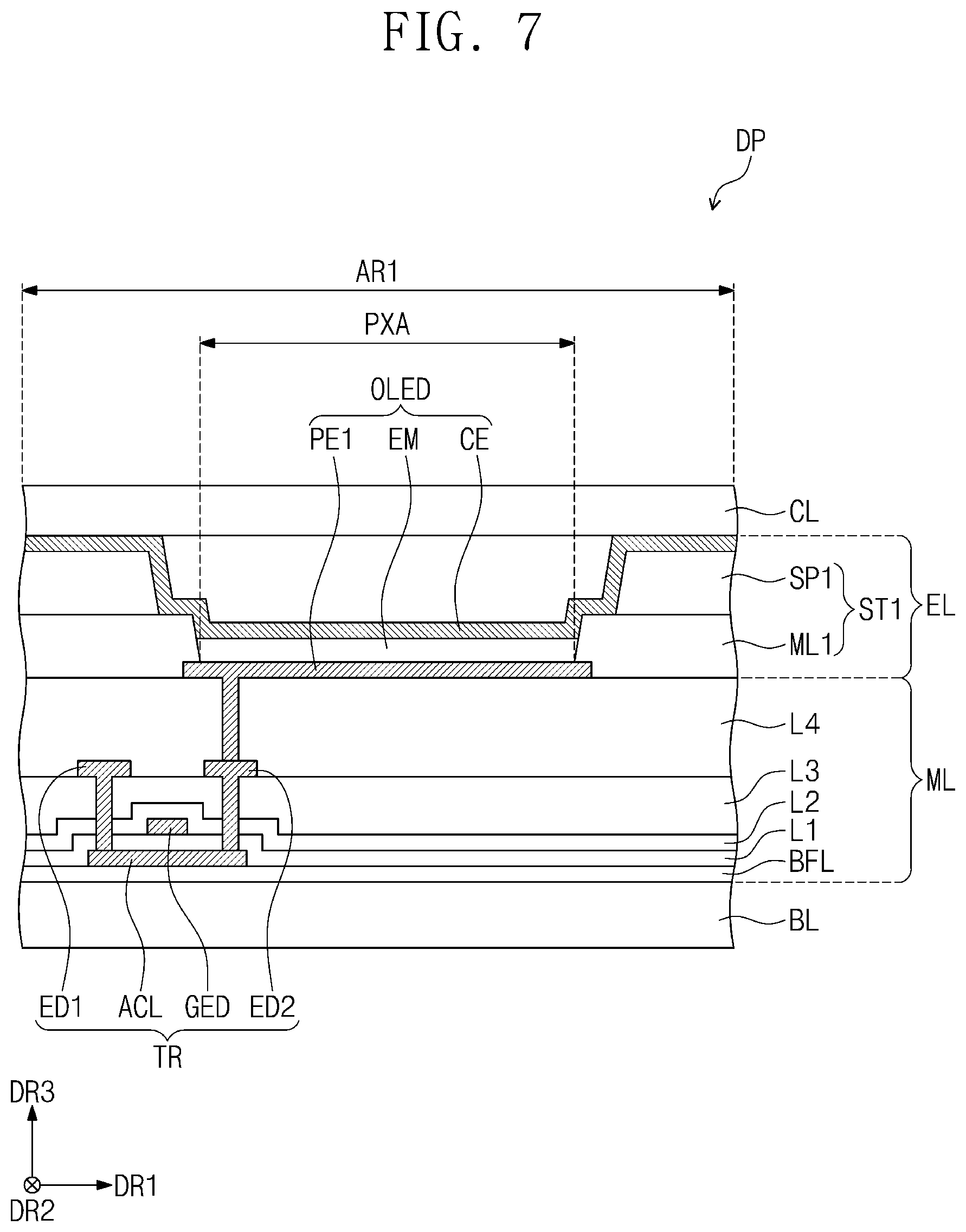 Patent US11793465 Figure 8 – Display device including biometric sensor and operating method thereof